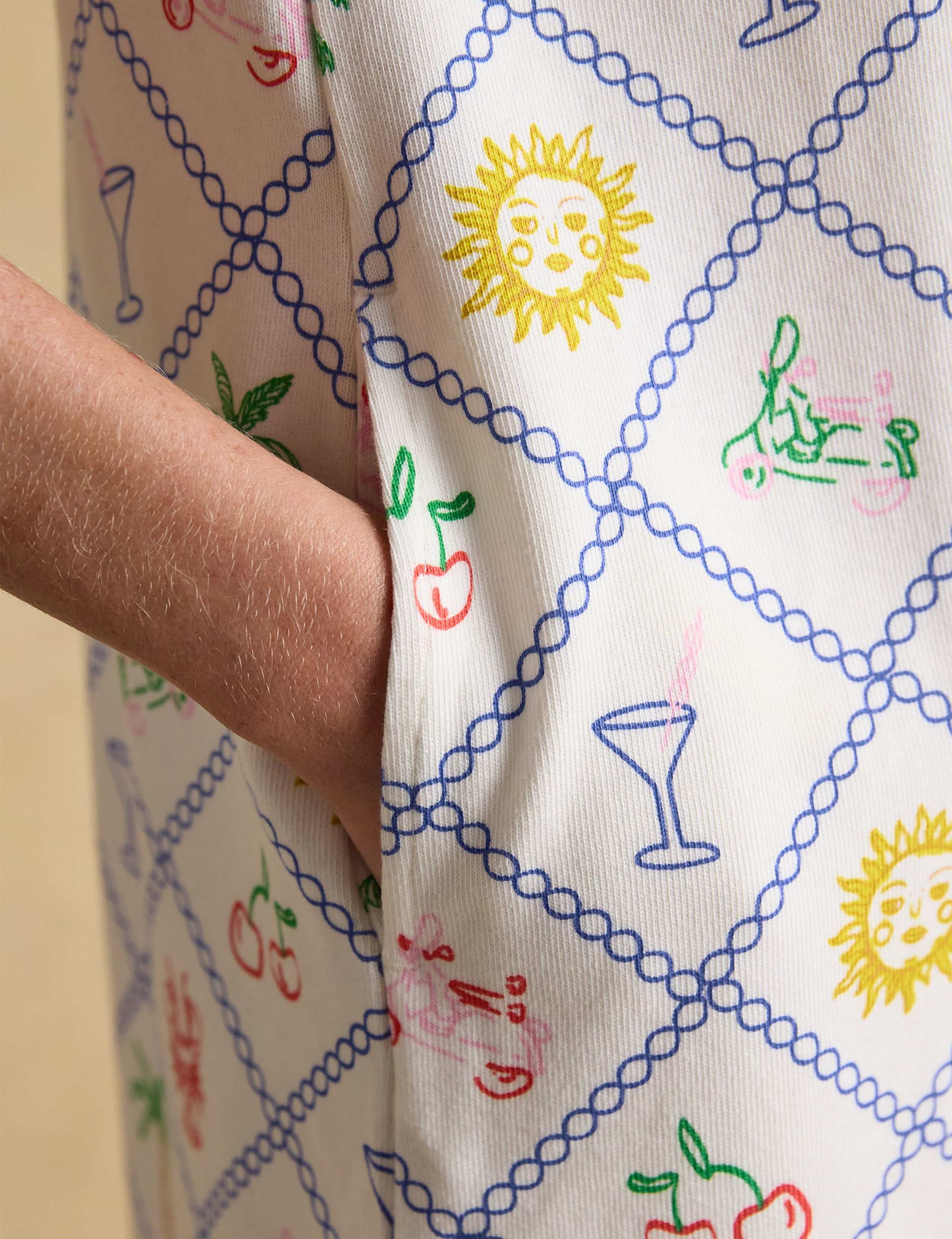 Pure Cotton Printed Mini Shift Dress 8 of 9