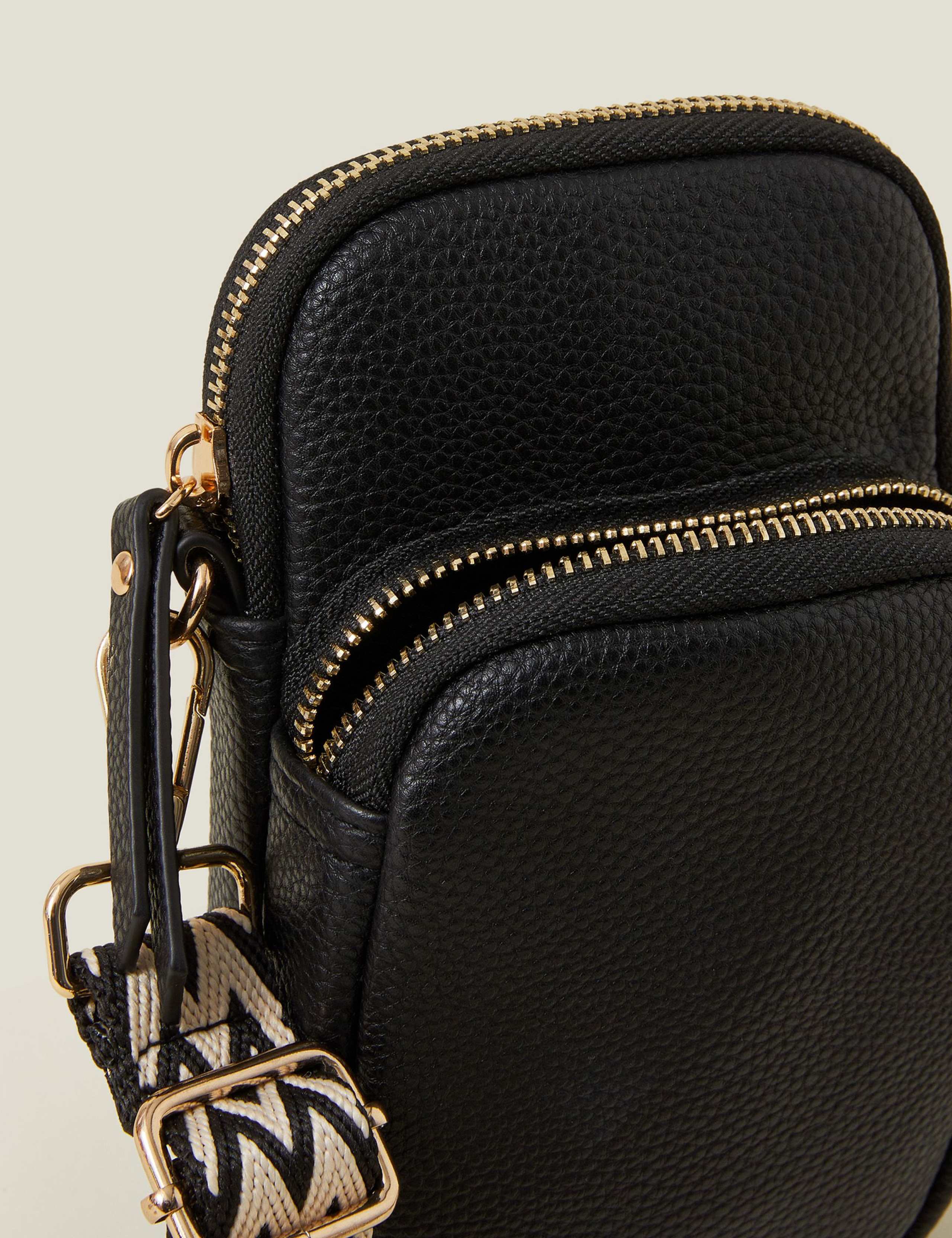 Textured Cross Body Phone Bag 3 of 4