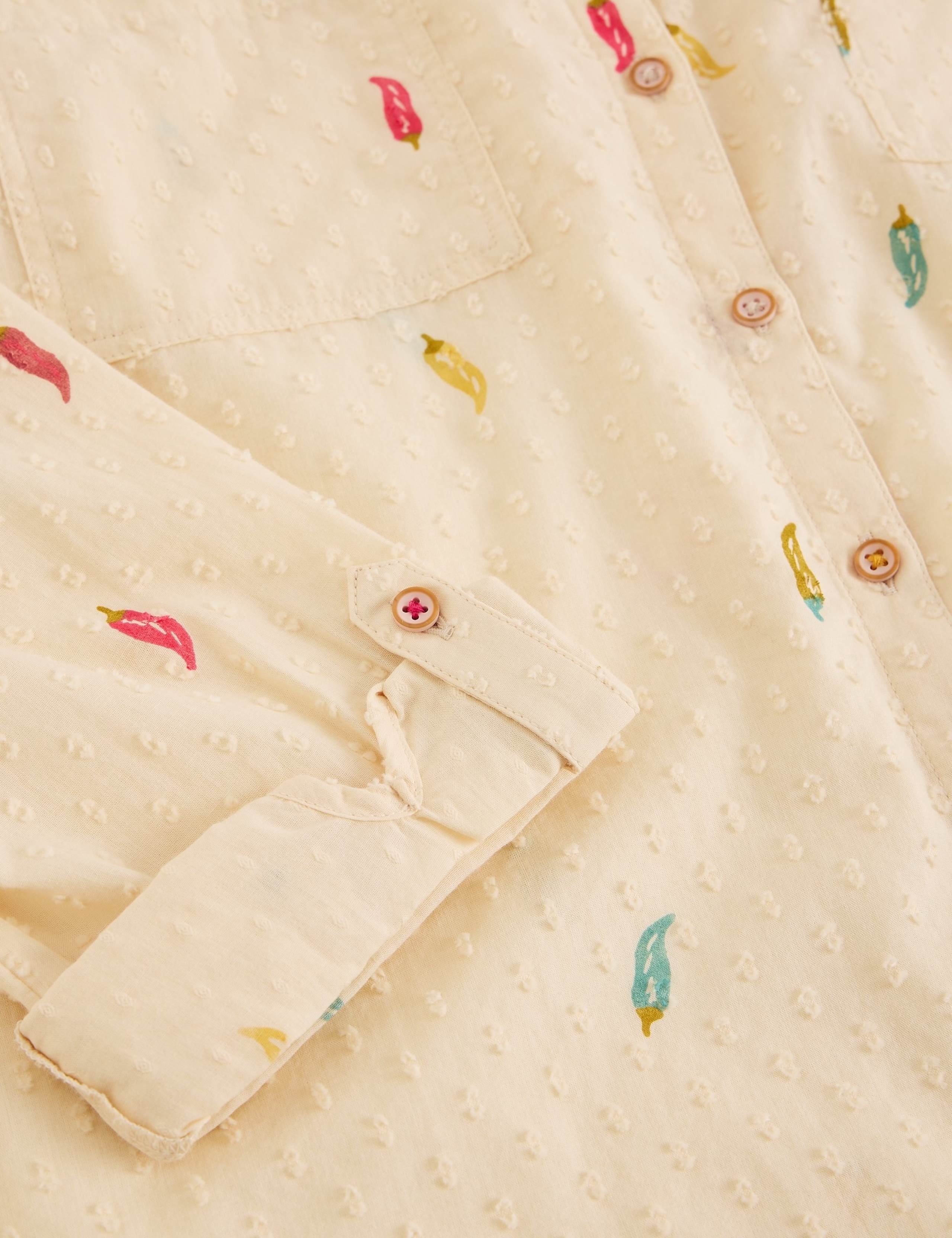 Pure Cotton Printed Button Through Shirt 6 of 6