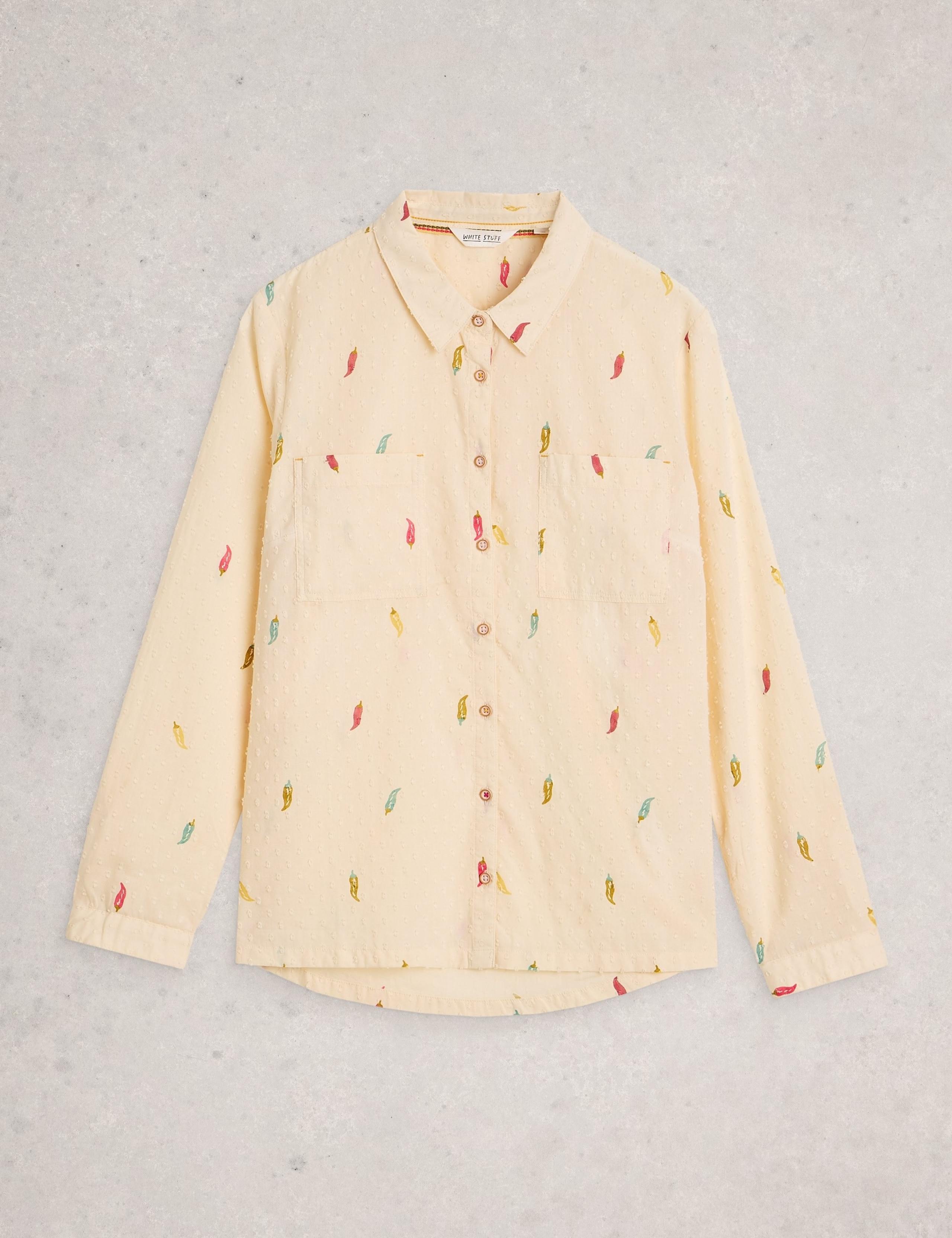 Pure Cotton Printed Button Through Shirt 2 of 6
