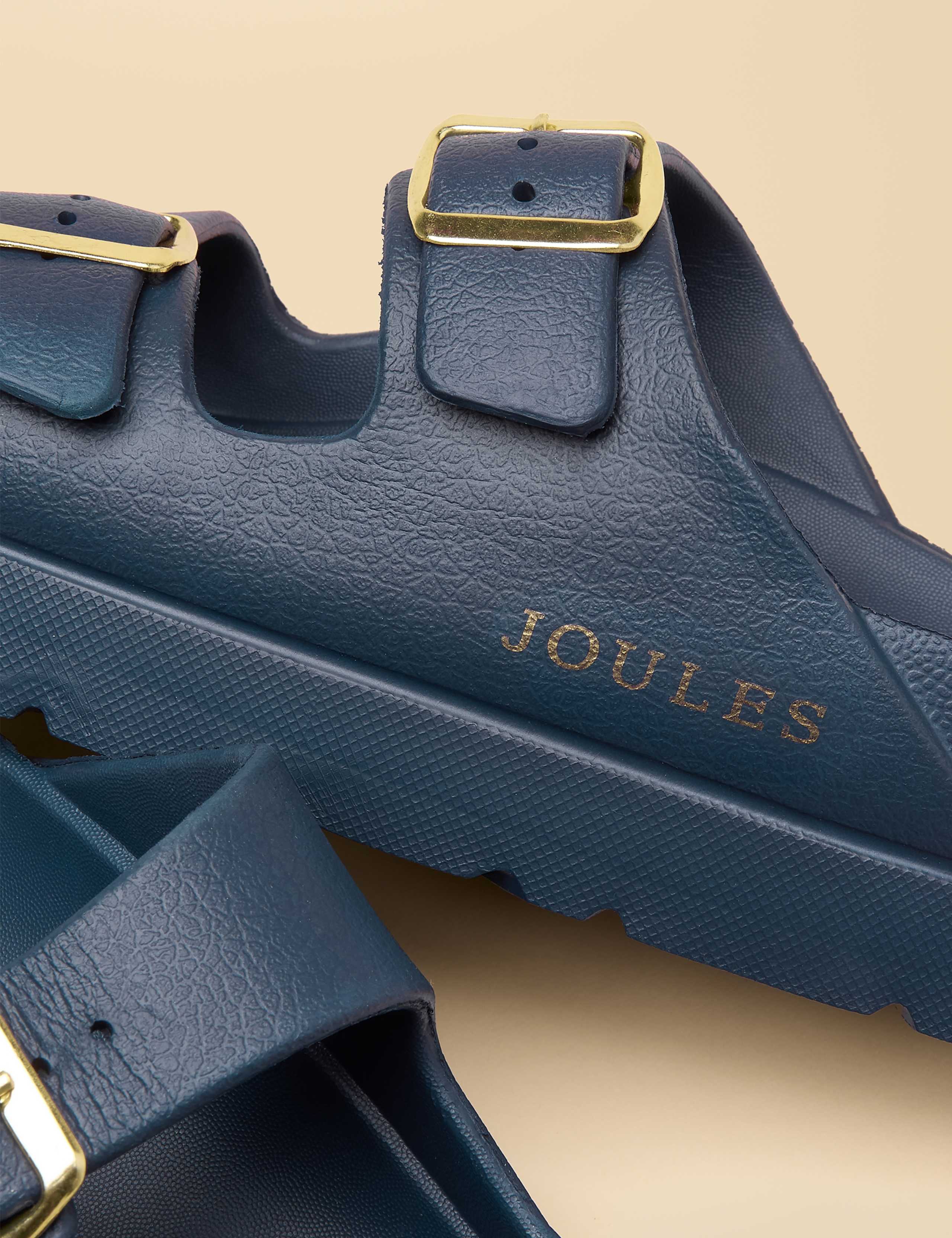 Double Buckle Platform Sliders 3 of 6