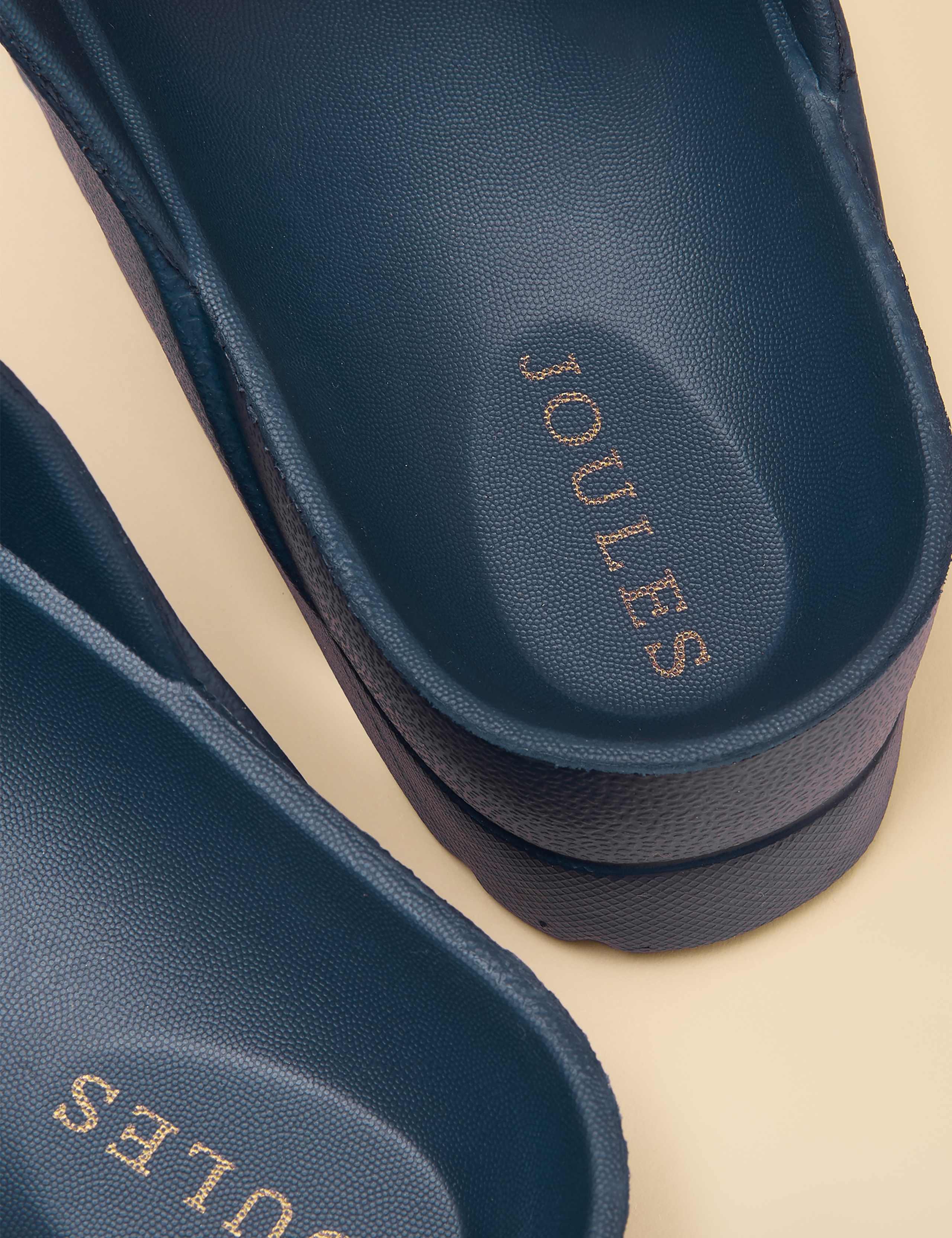 Double Buckle Platform Sliders 6 of 6