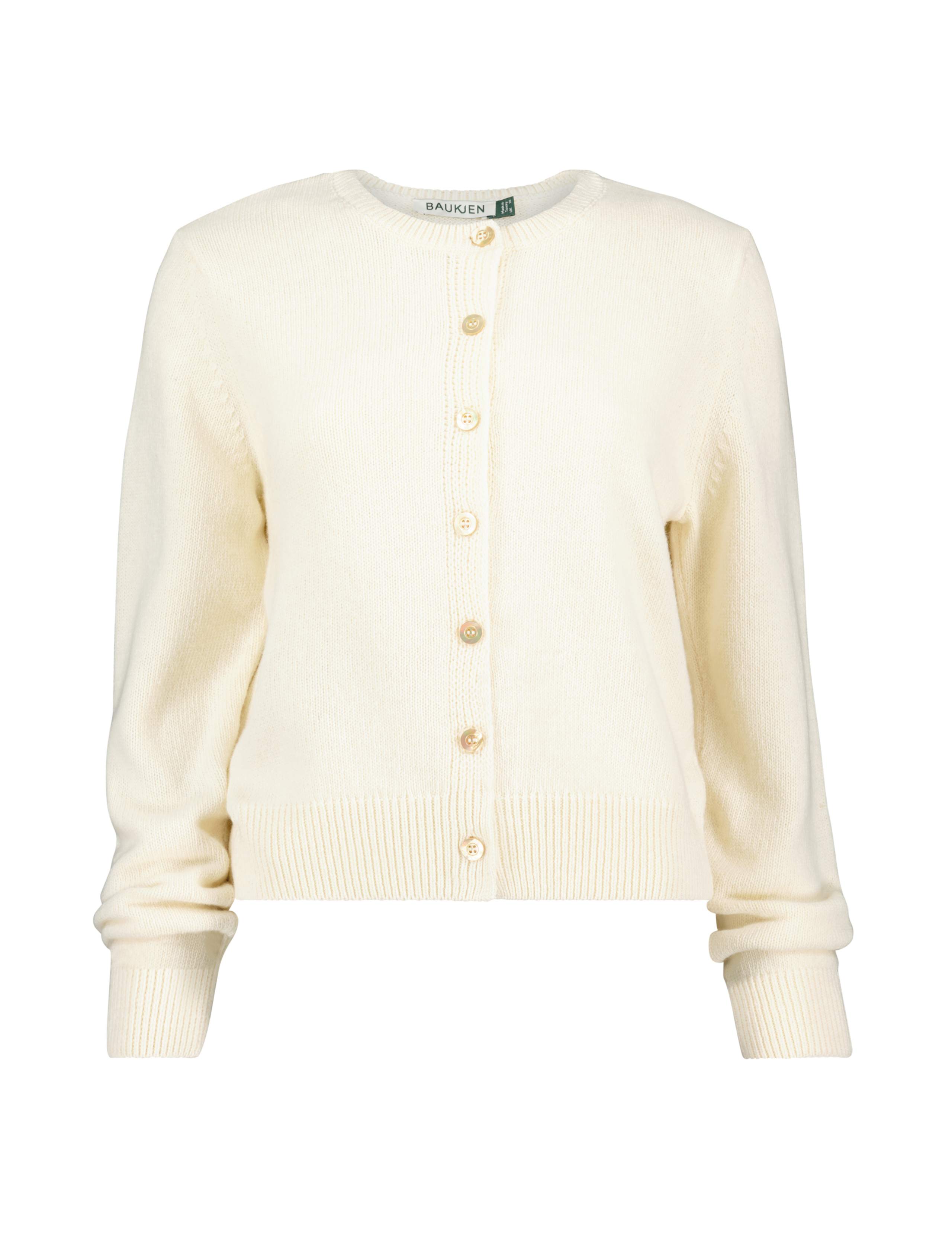 Merino Wool Blend Textured Cardigan 2 of 5