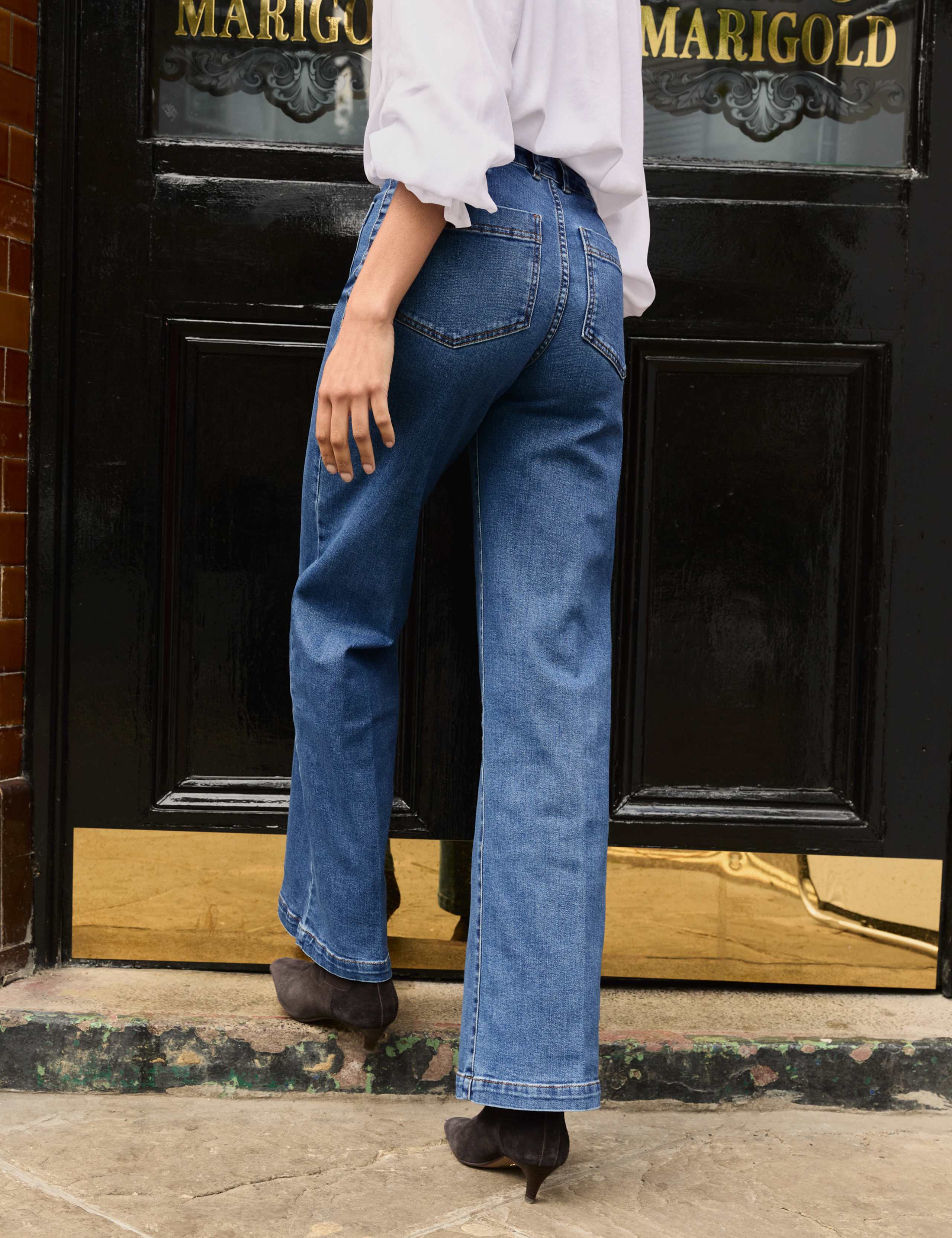 High Waisted Wide Leg Jeans 5 of 6