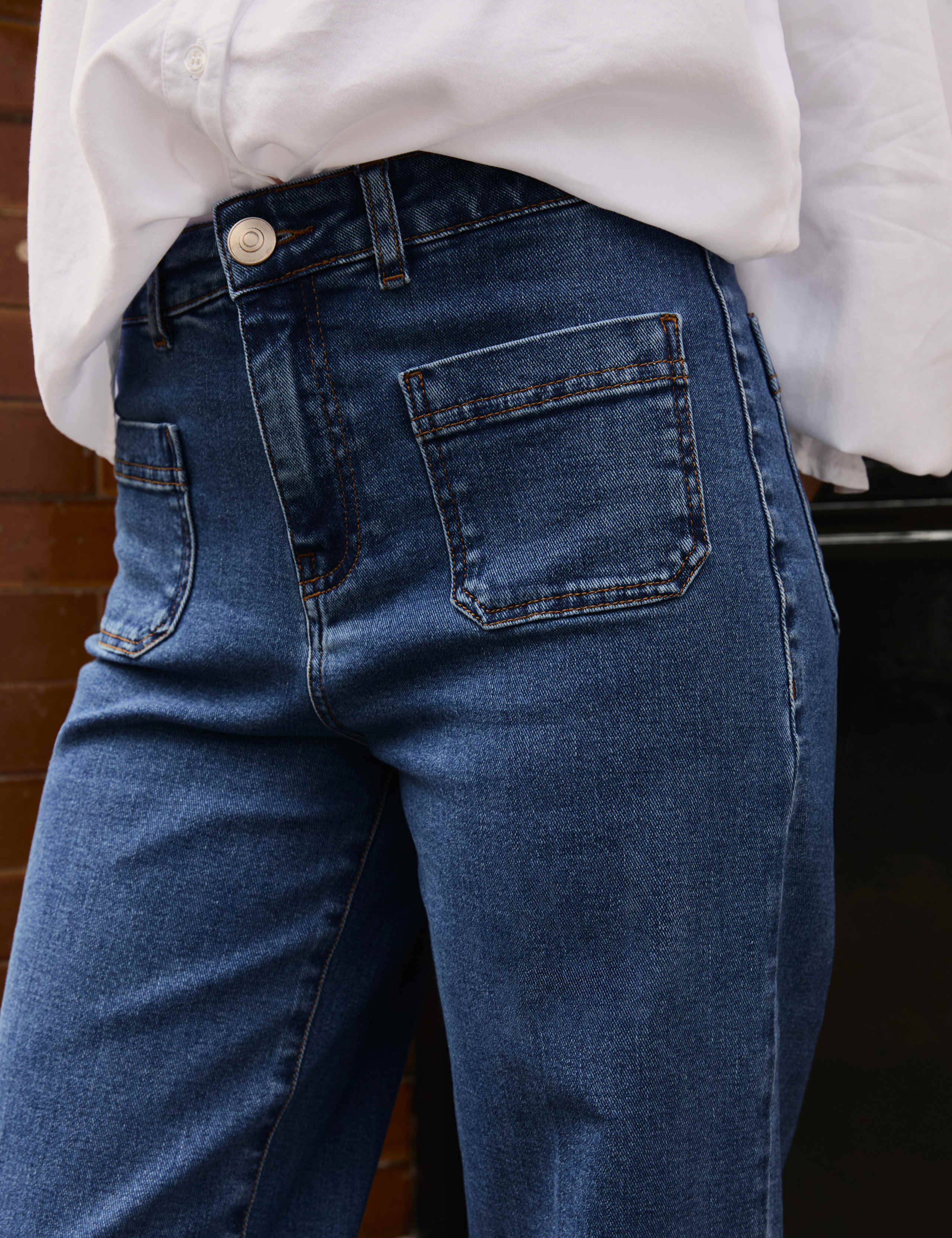 High Waisted Wide Leg Jeans 6 of 6