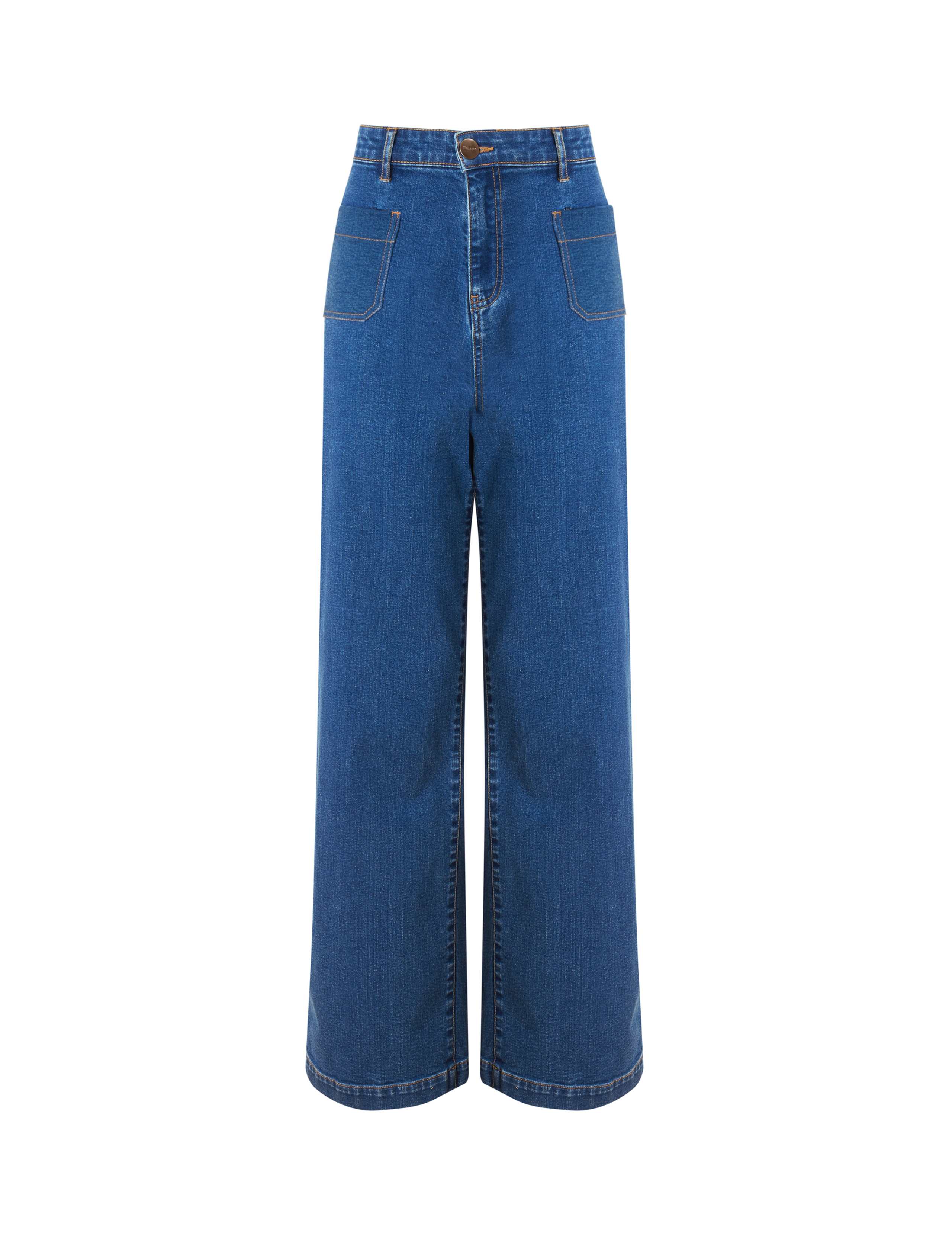 High Waisted Wide Leg Jeans 2 of 6