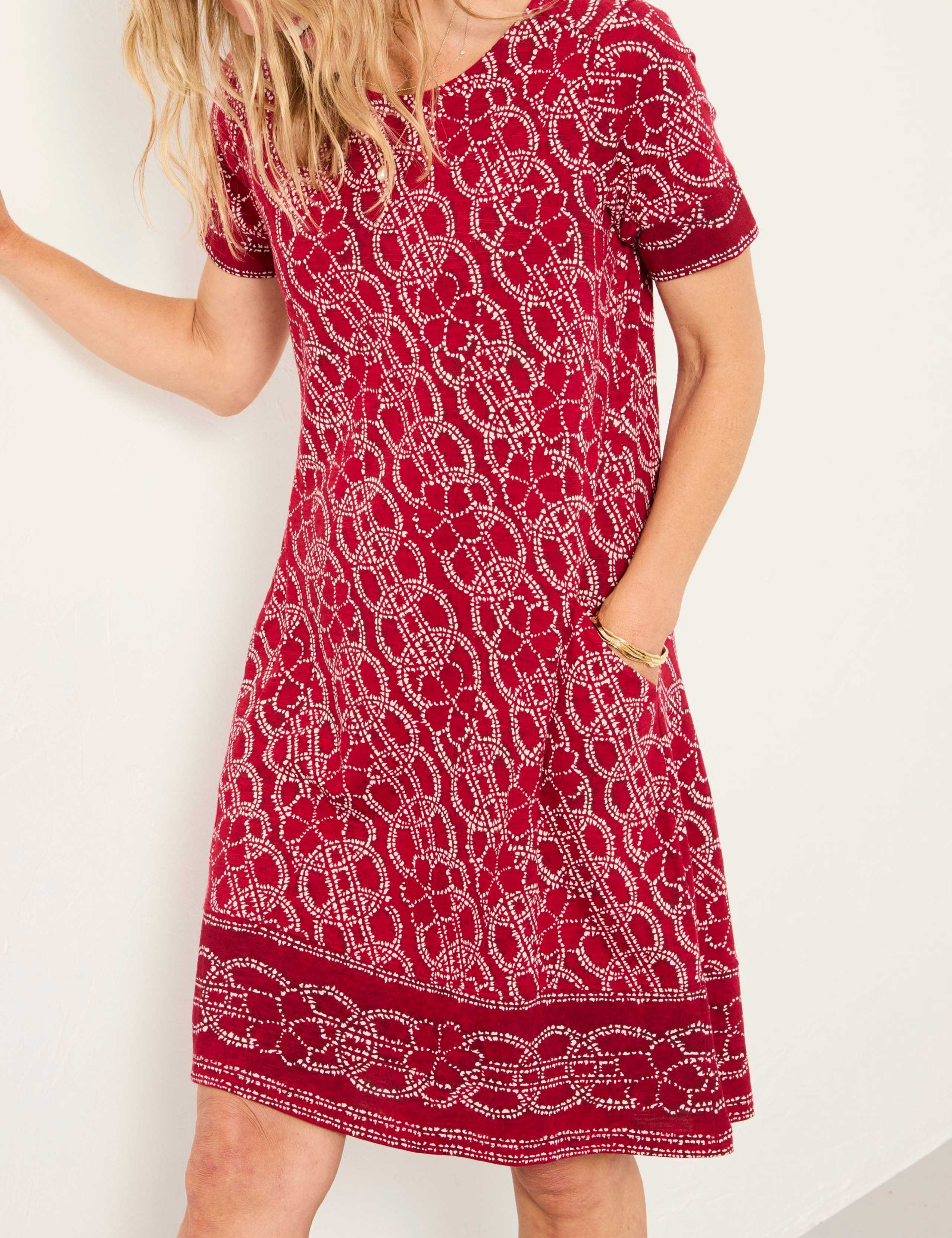 Cotton Rich Printed Mini Shift Dress 5 of 5