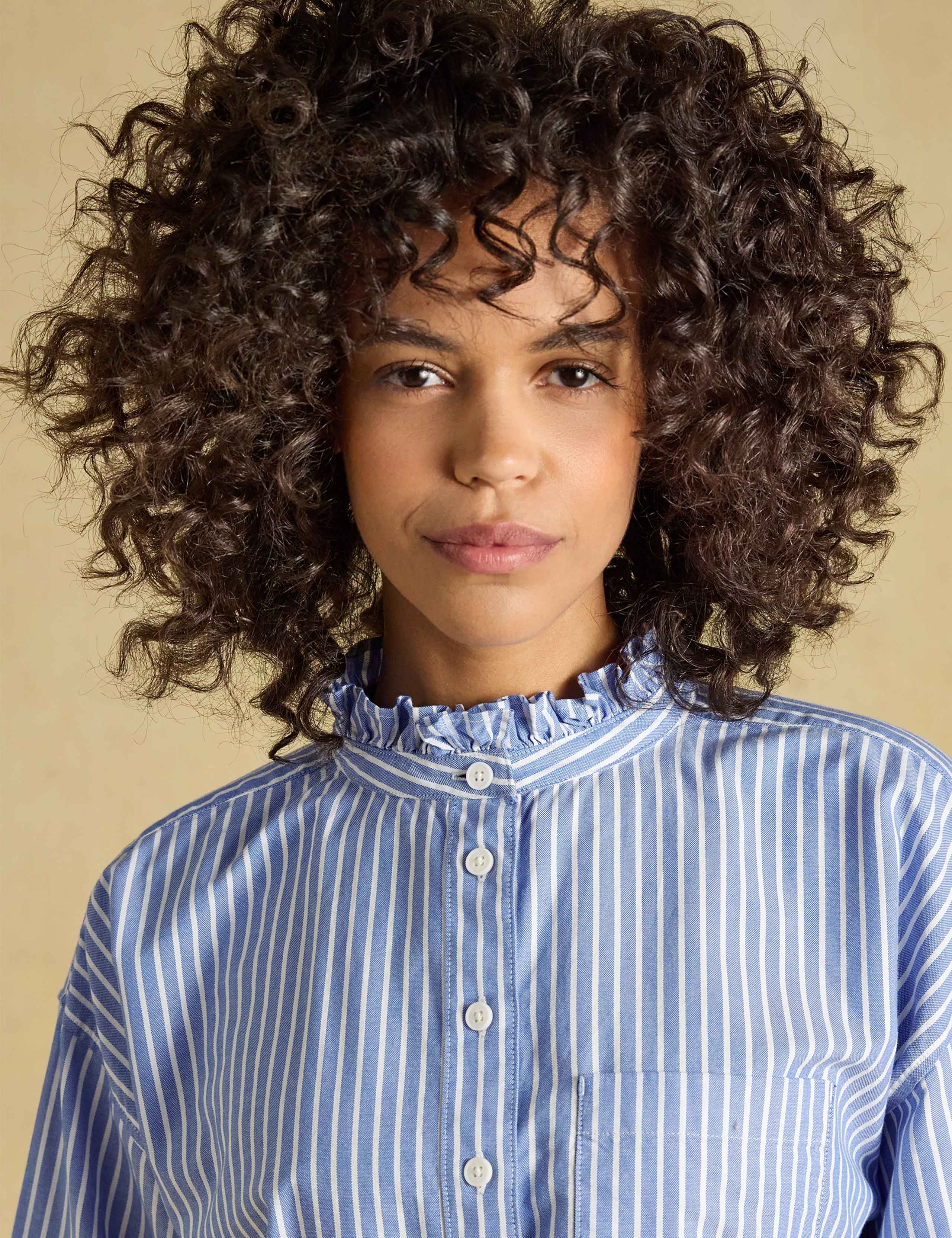 Pure Cotton Striped Cropped Shirt 7 of 7