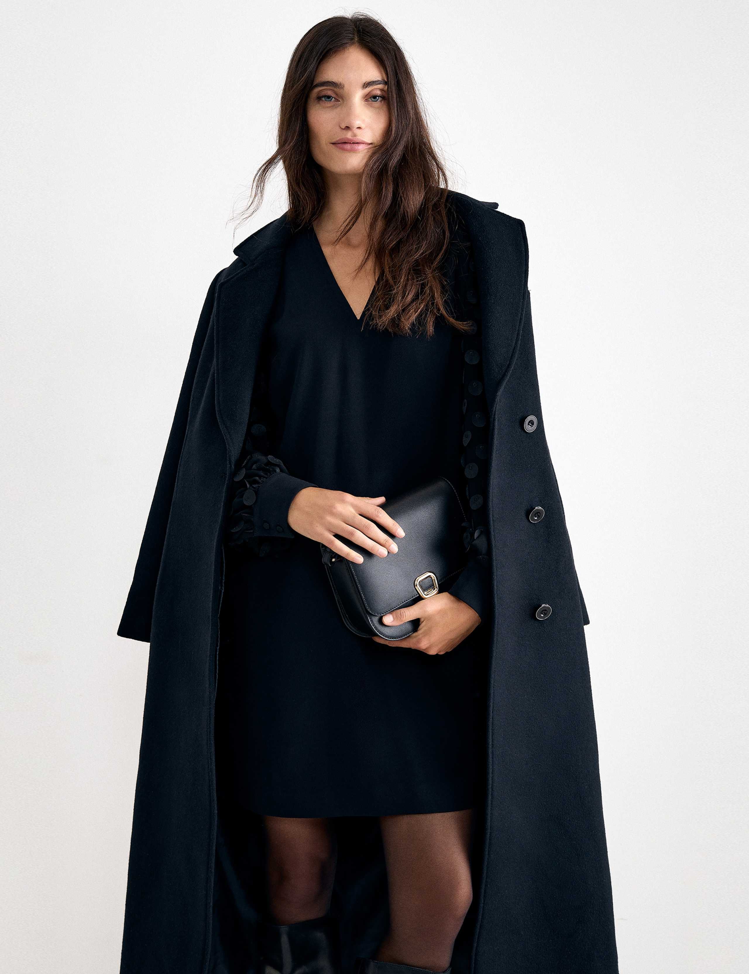 Slash Neck Zip Up Mini Dress 4 of 7