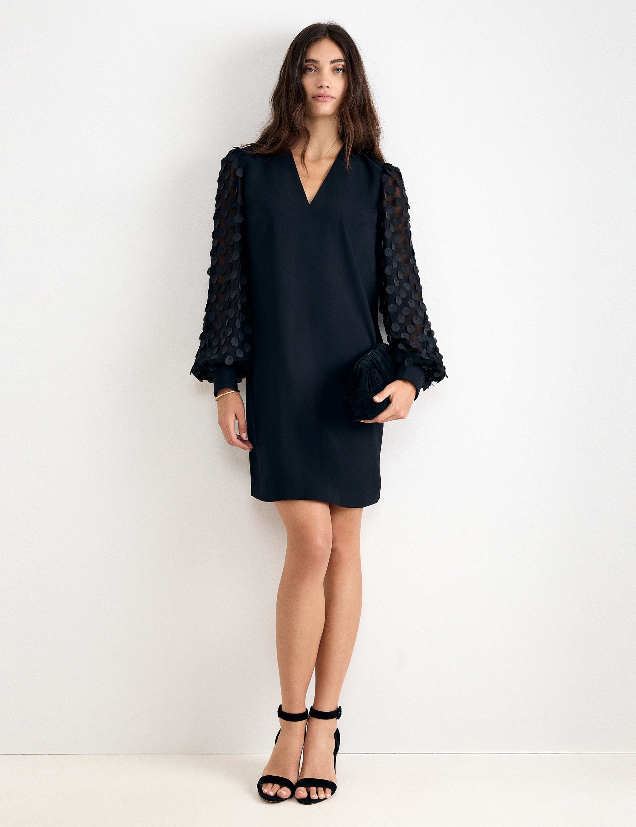 Slash Neck Zip Up Mini Dress 5 of 7