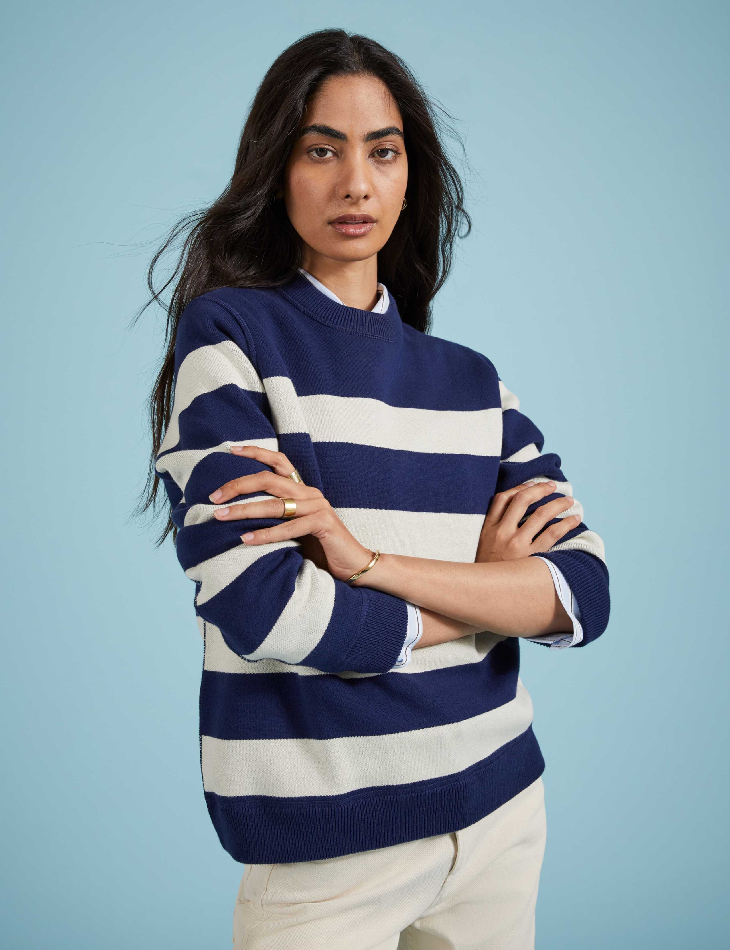 Pure Cotton Reversible Relaxed Jumper 3 of 5