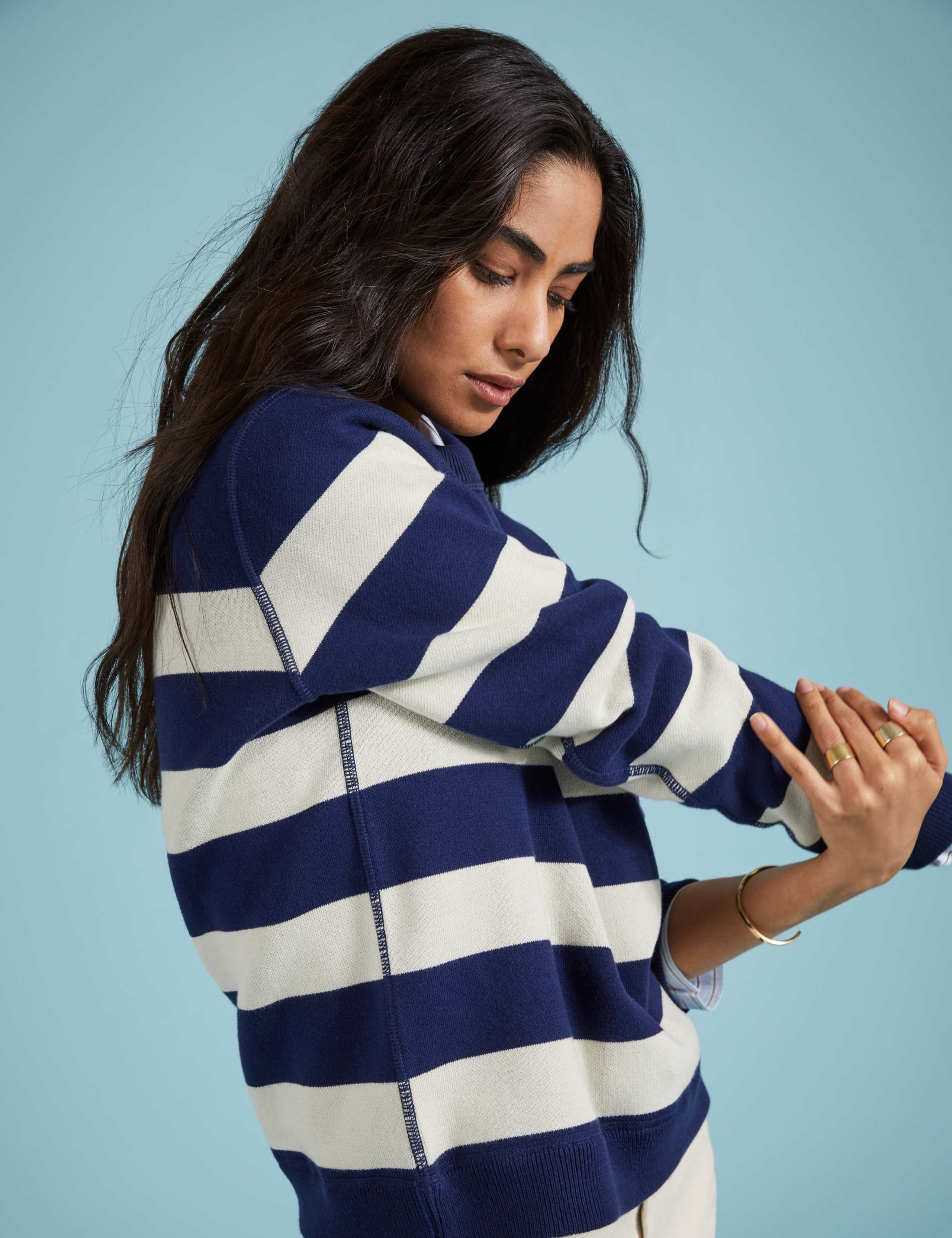 Pure Cotton Reversible Relaxed Jumper 5 of 5