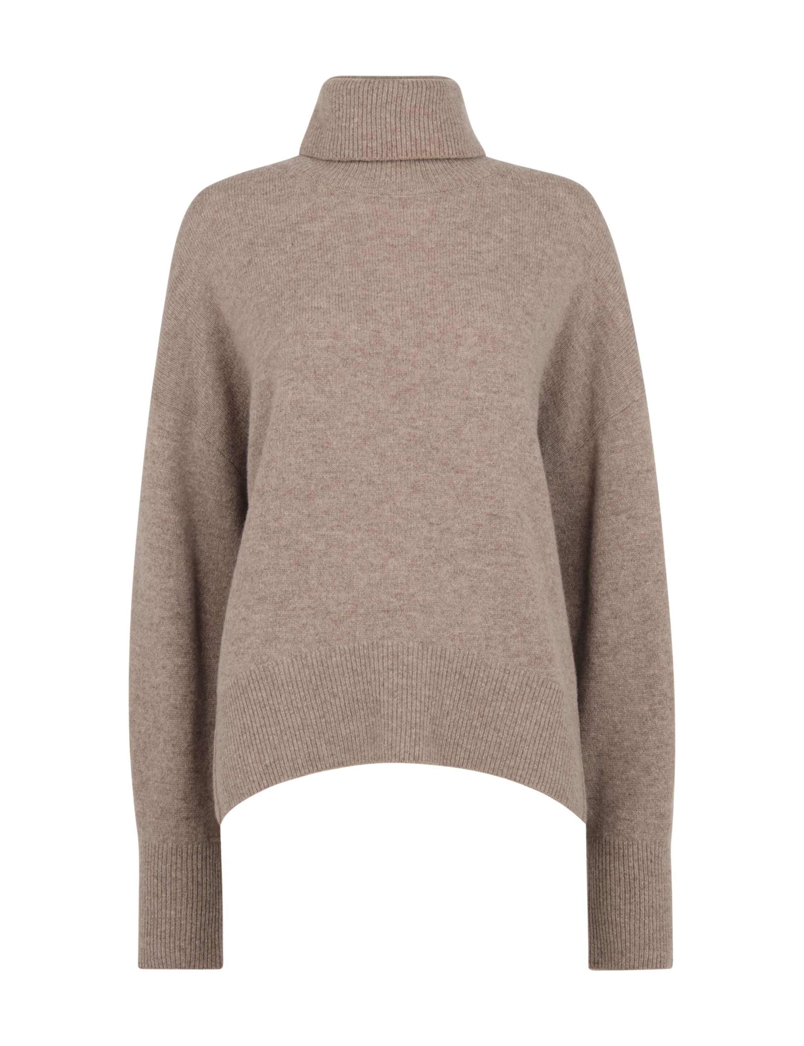 Pure Wool Textured Roll Neck Jumper 2 of 4