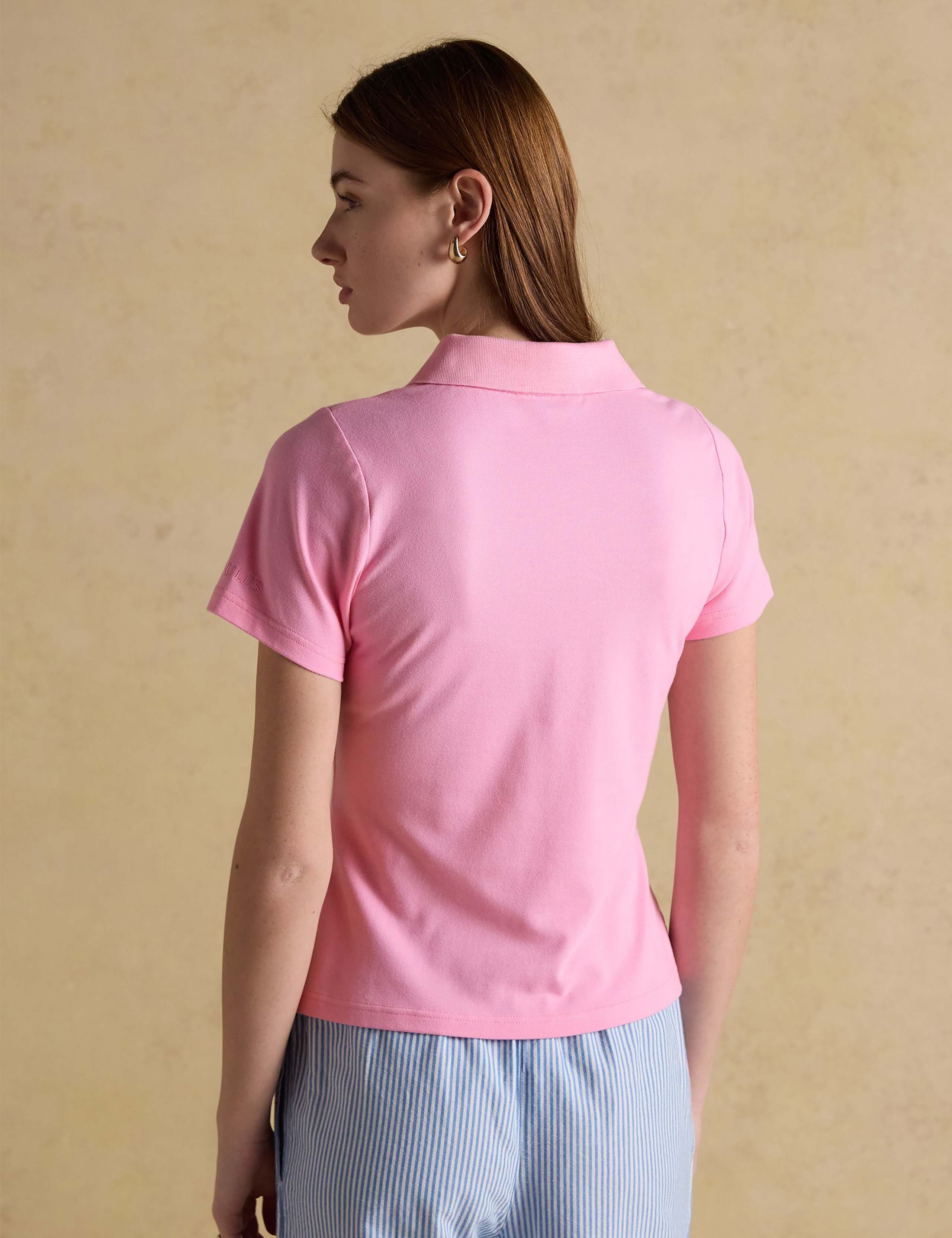 Cotton Rich Pique Fox Embroidery Polo Shirt 4 of 8