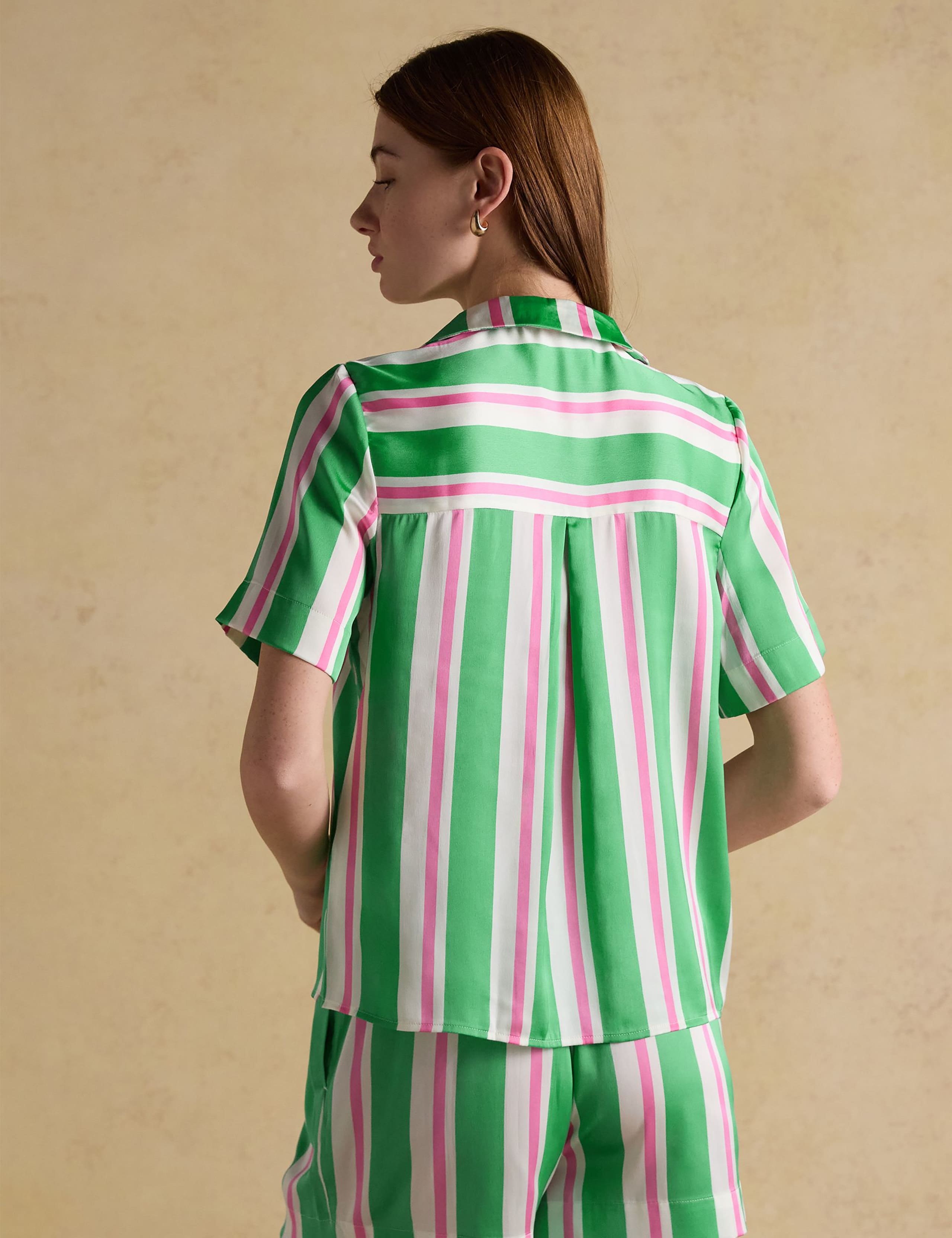 Satin Striped Shortie Set 5 of 7