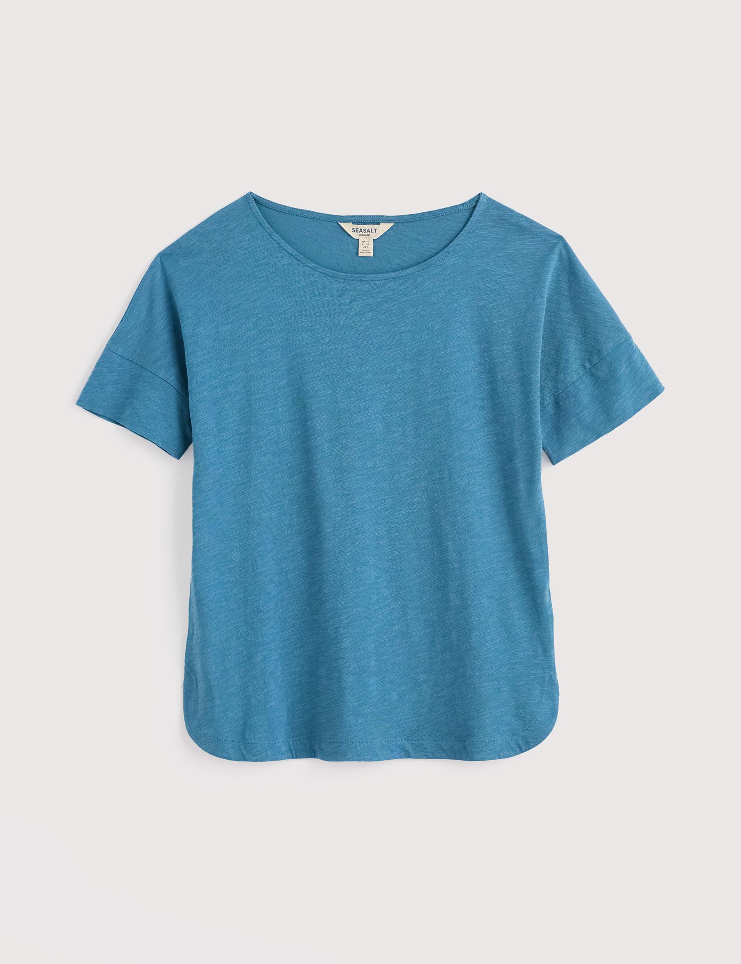Pure Cotton Scoop Neck T-Shirt 2 of 5
