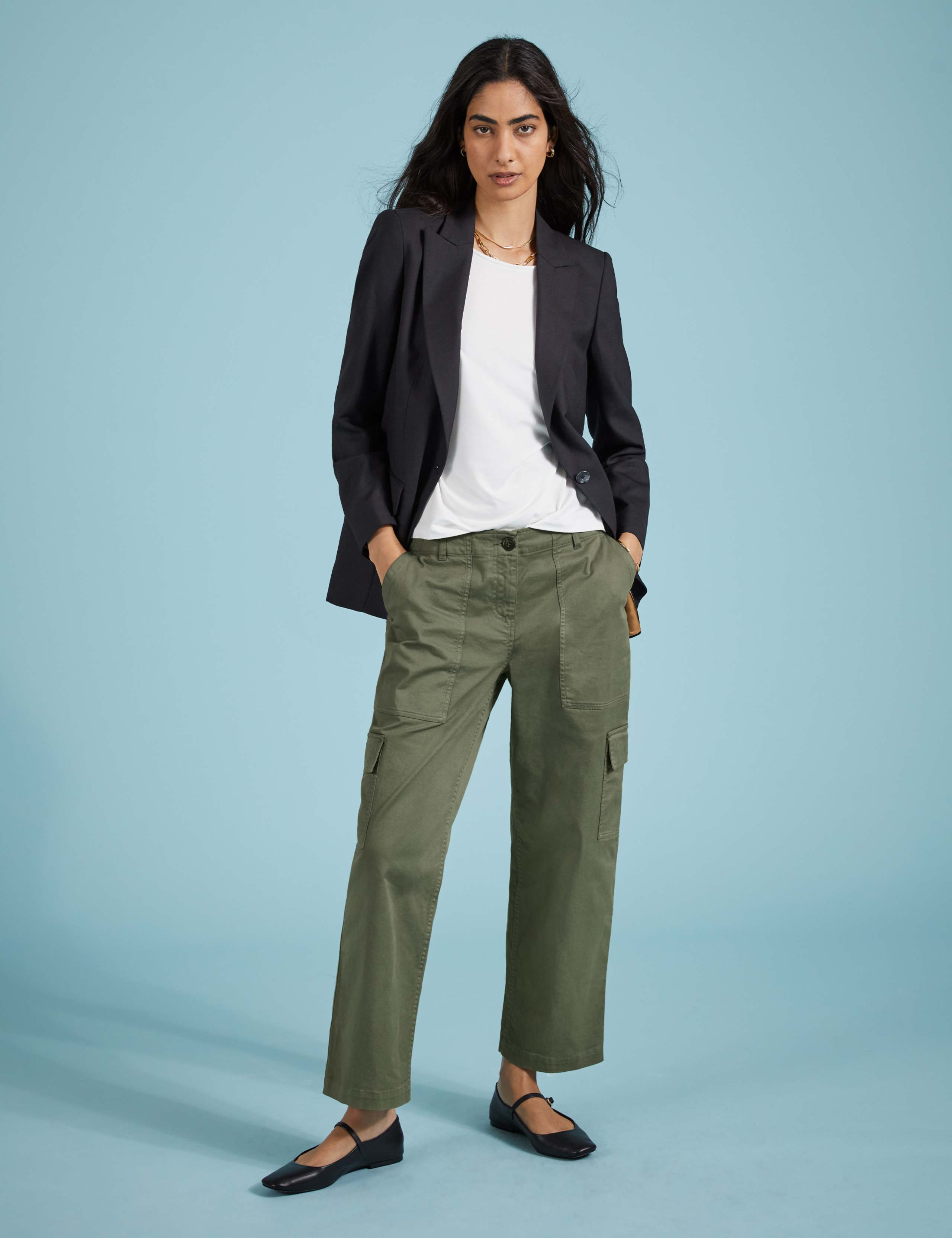 Jersey Boat Neck Relaxed Top 3 of 3