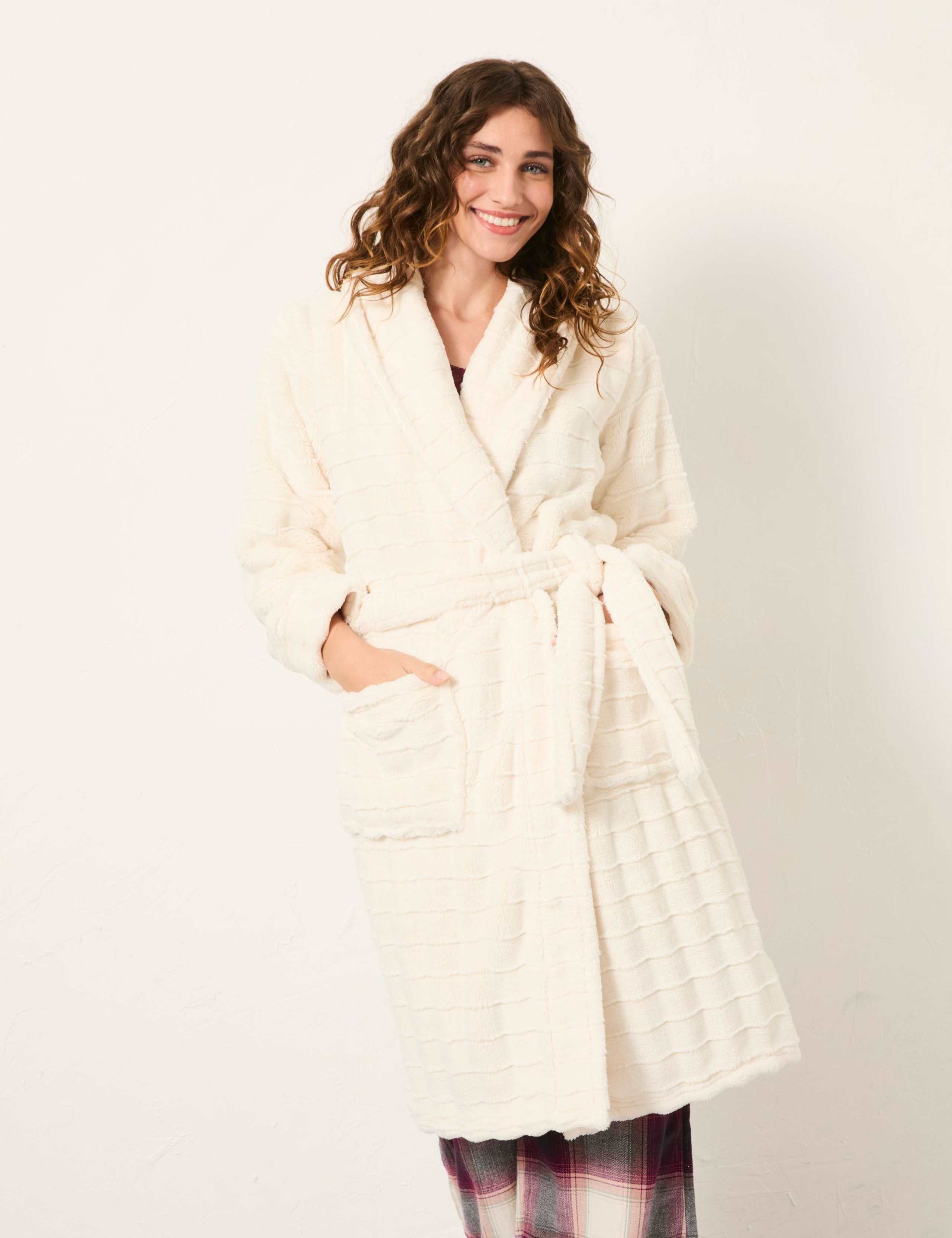 Textured Dressing Gown 1 of 5