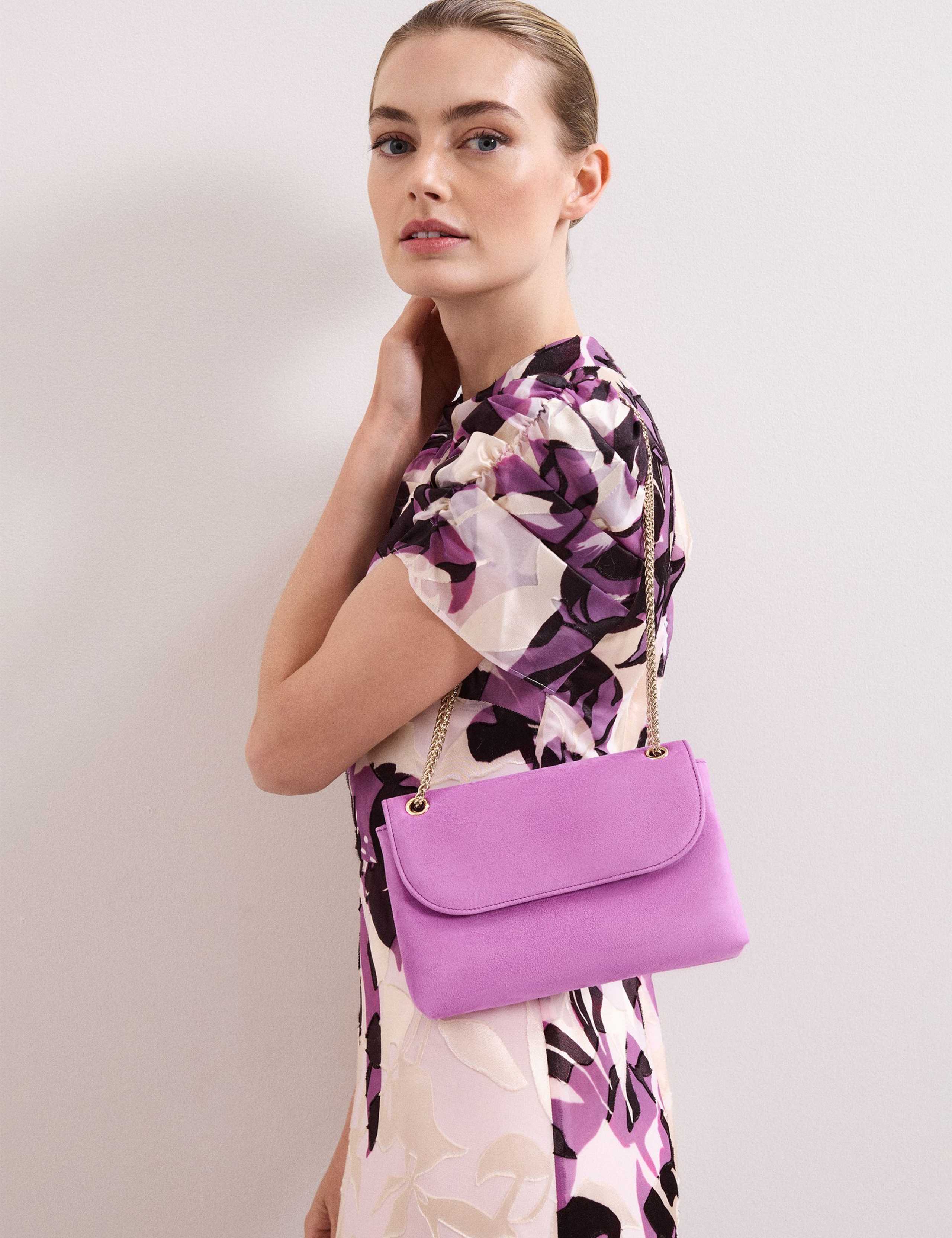 Suede Clutch Bag 4 of 5