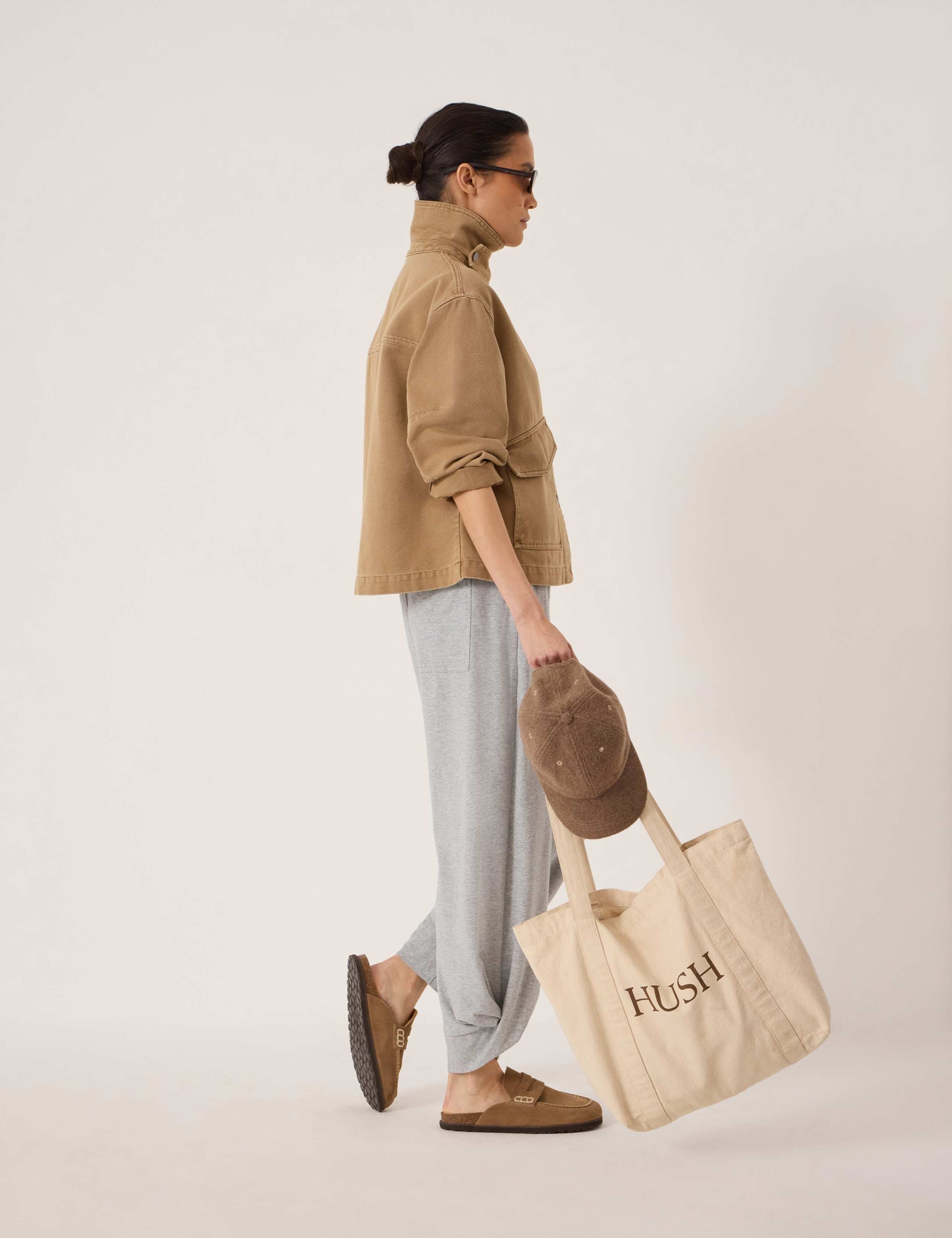 Pure Cotton Funnel Neck Utility Jacket 3 of 6