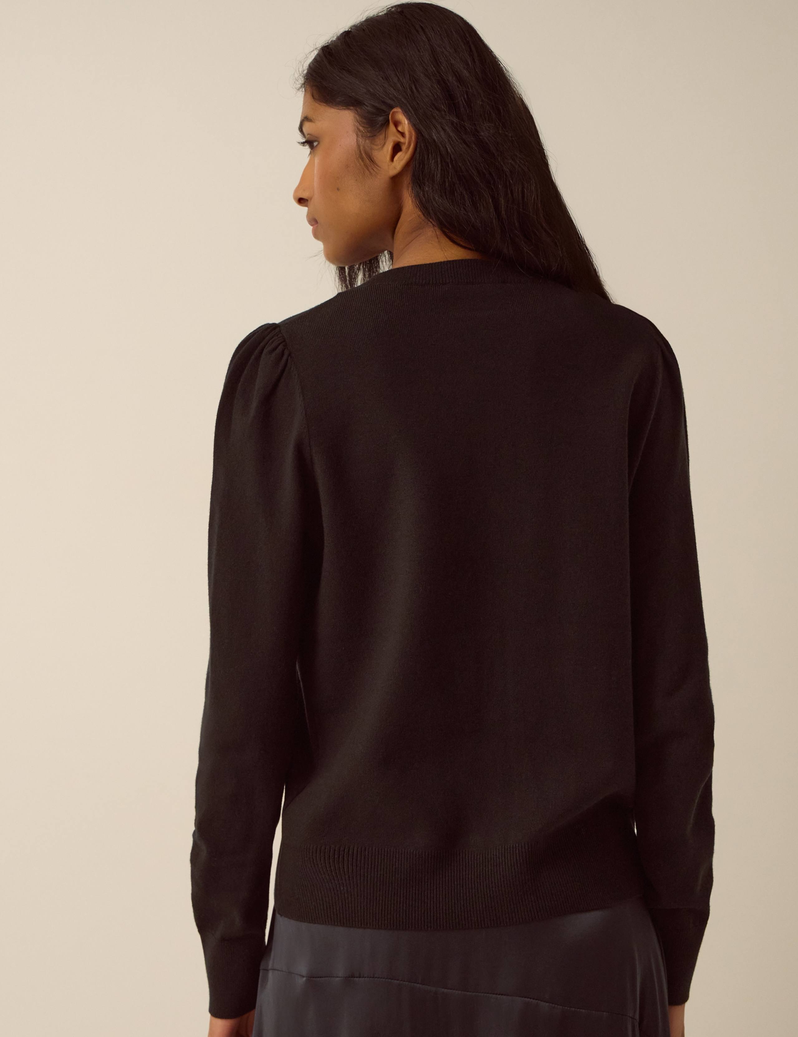 Crew Neck Cardigan 3 of 4