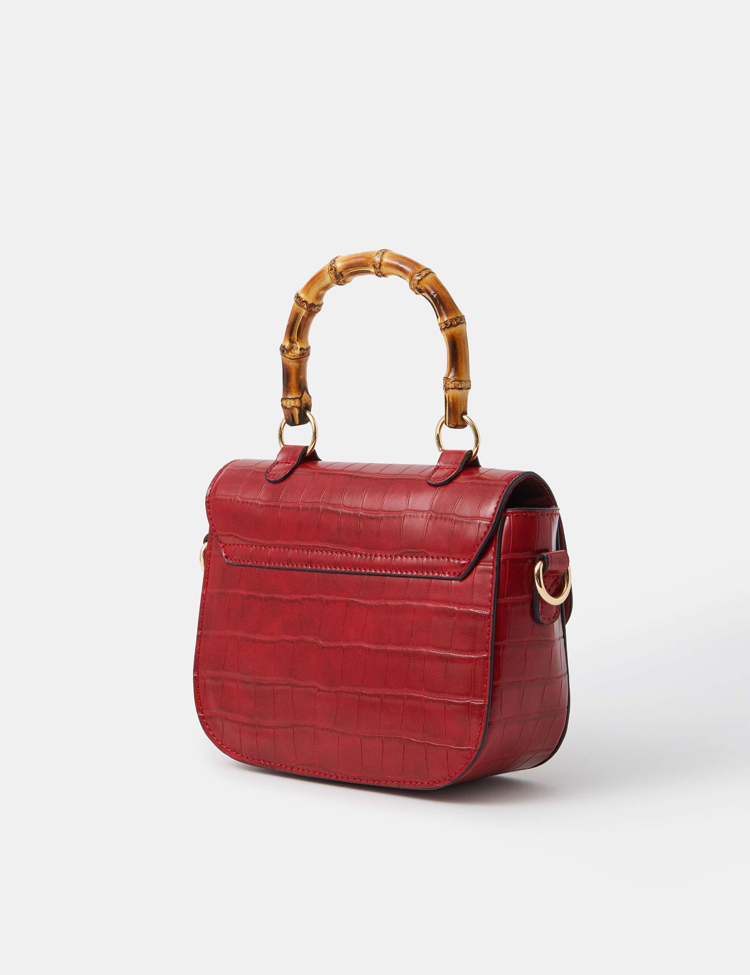 Croc Bamboo Handle Grab Bag 2 of 4