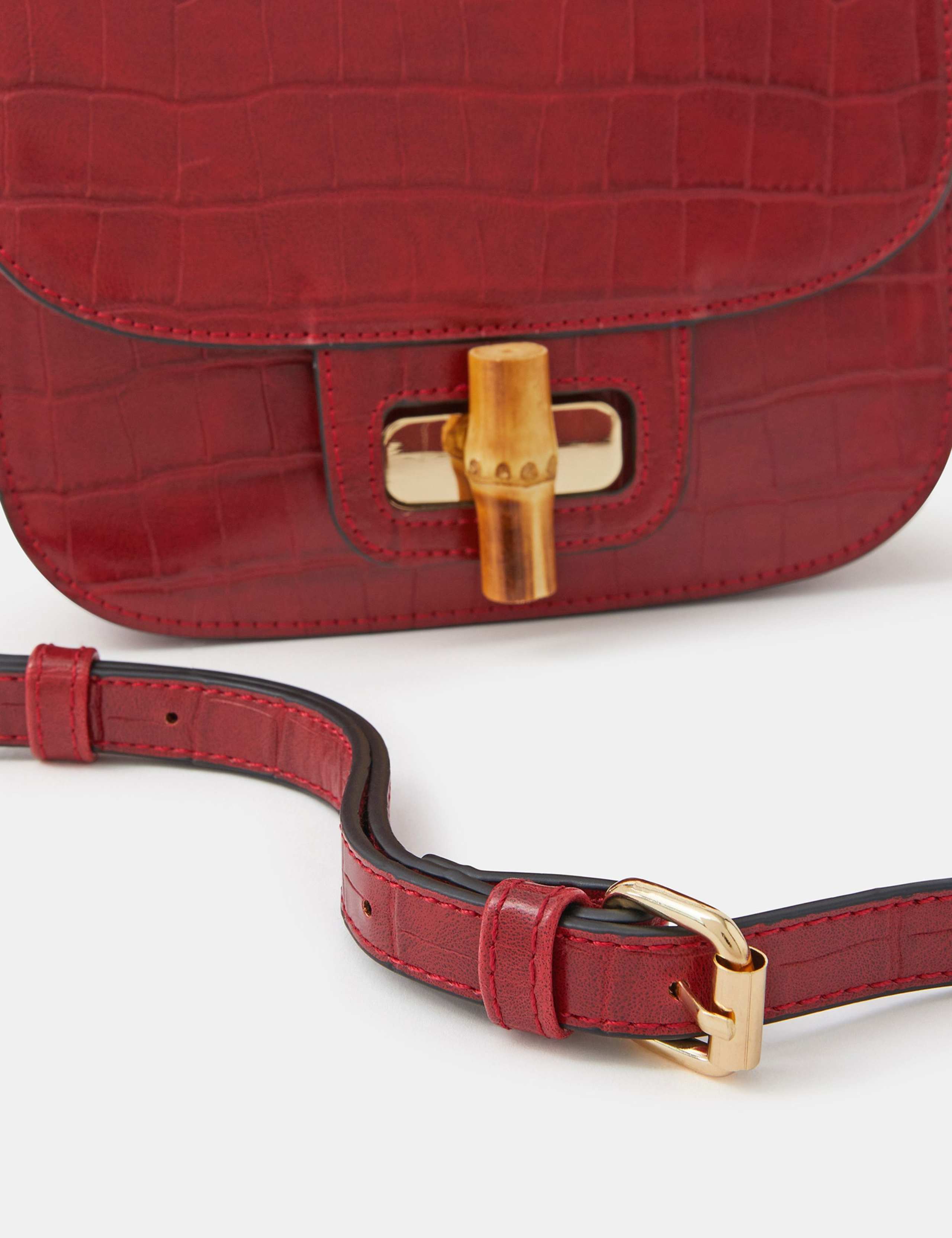 Croc Bamboo Handle Grab Bag 3 of 4