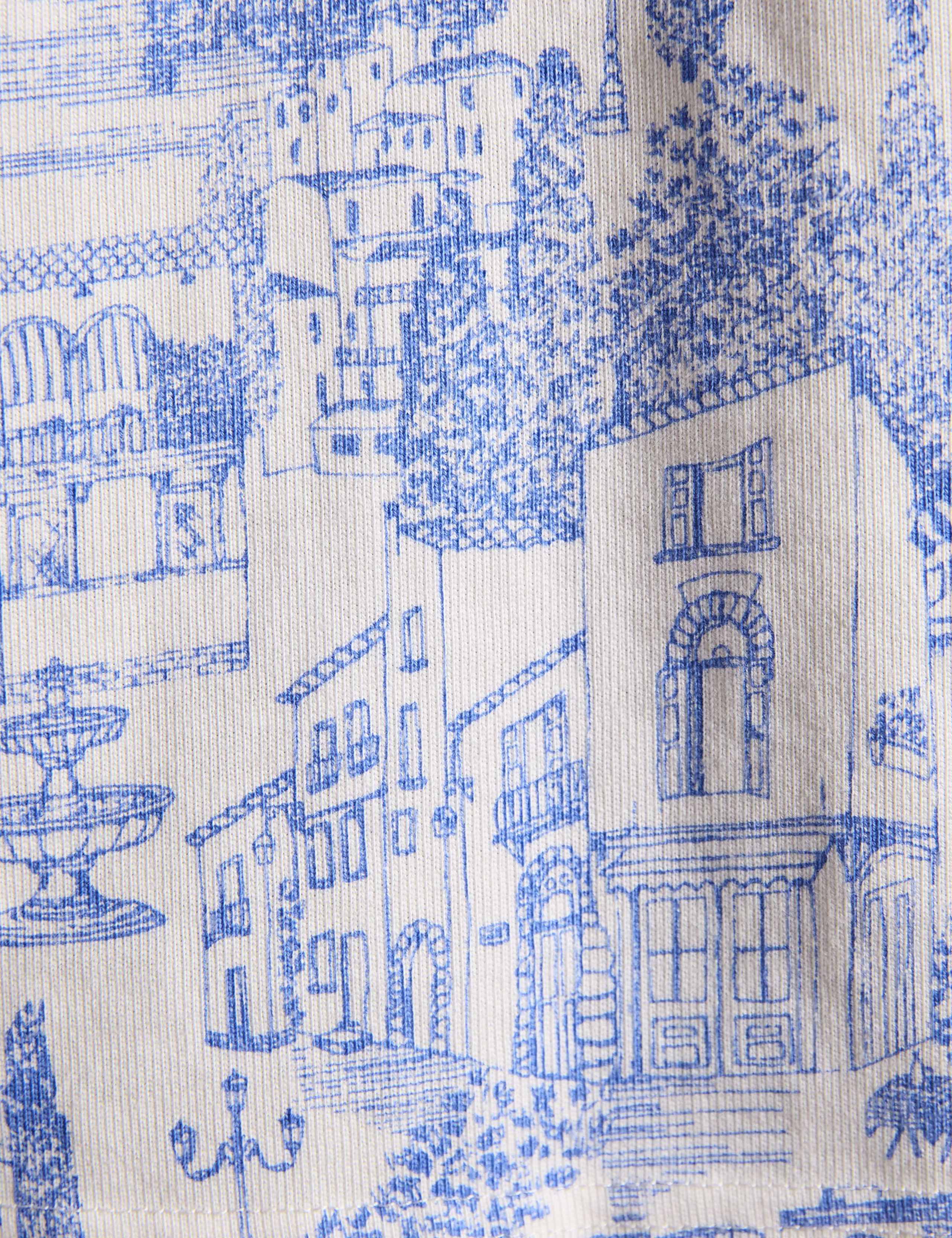 Pure Cotton Printed Rugby Top 8 of 9