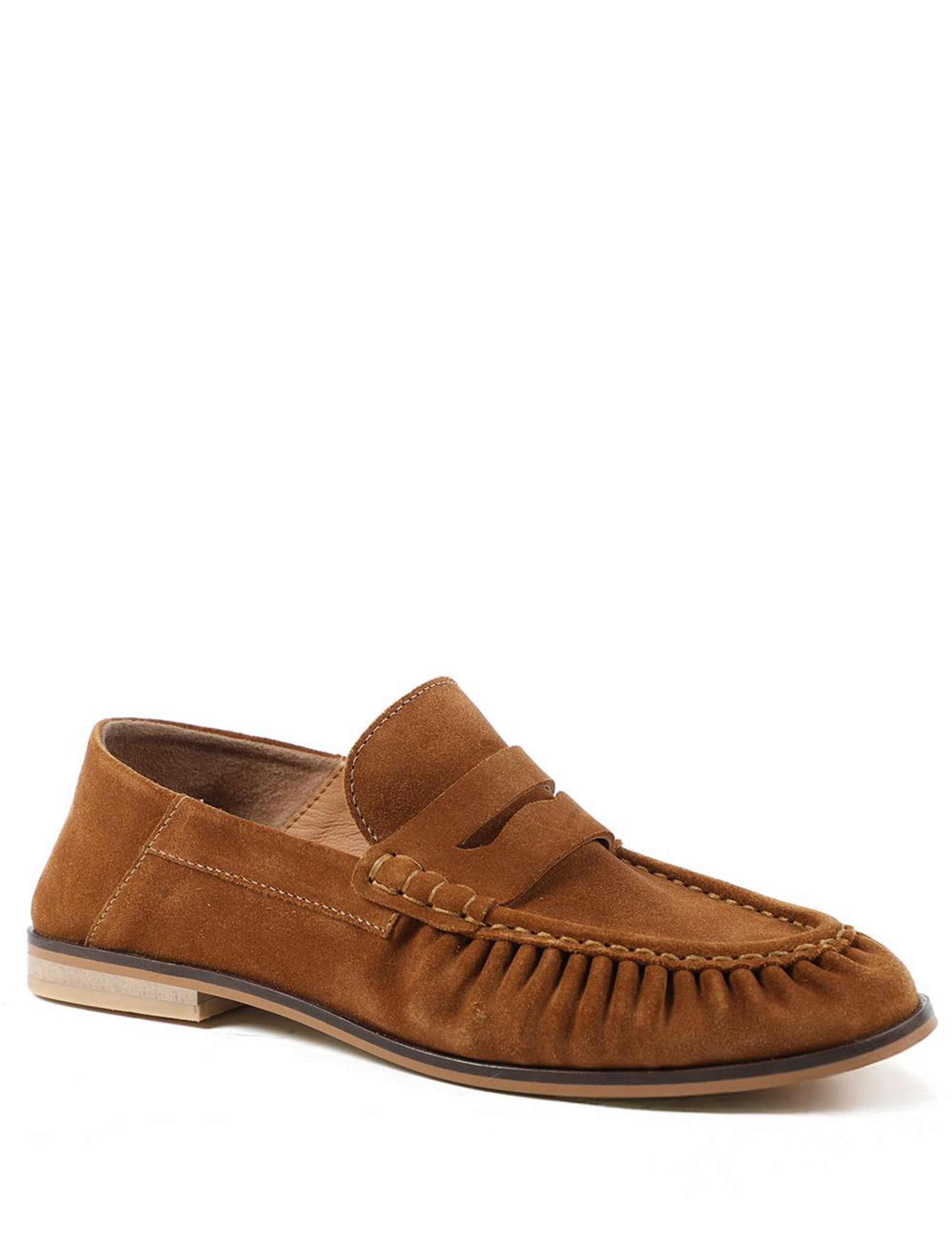 Leather Flat Loafers 2 of 6