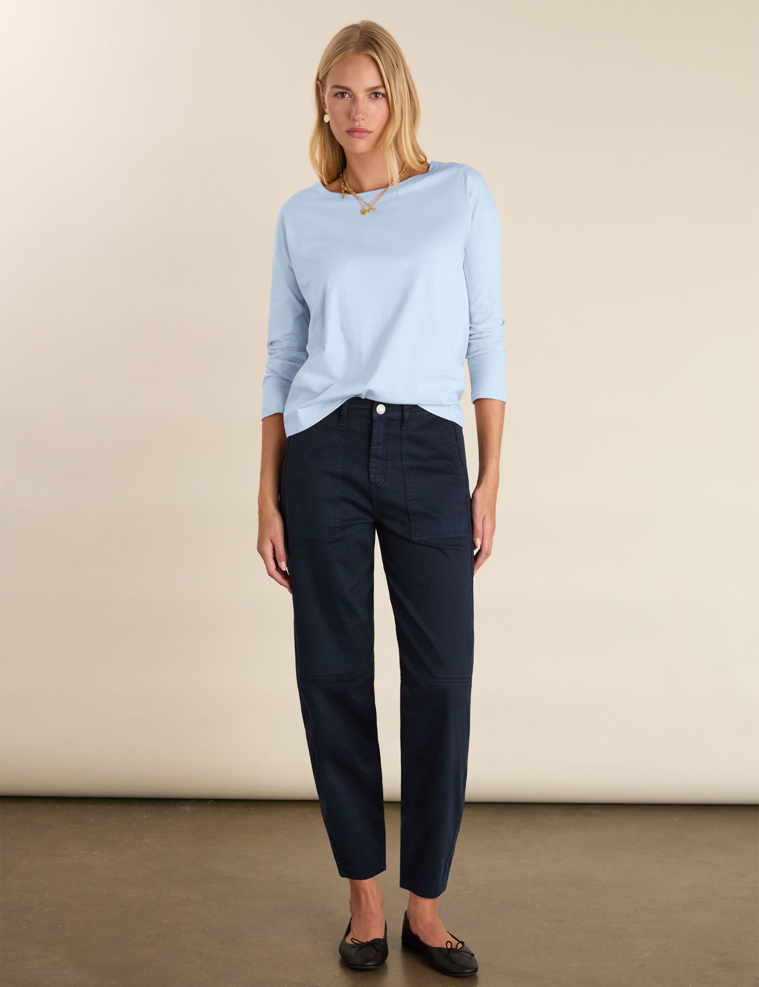 Pure Cotton Relaxed Top 3 of 3