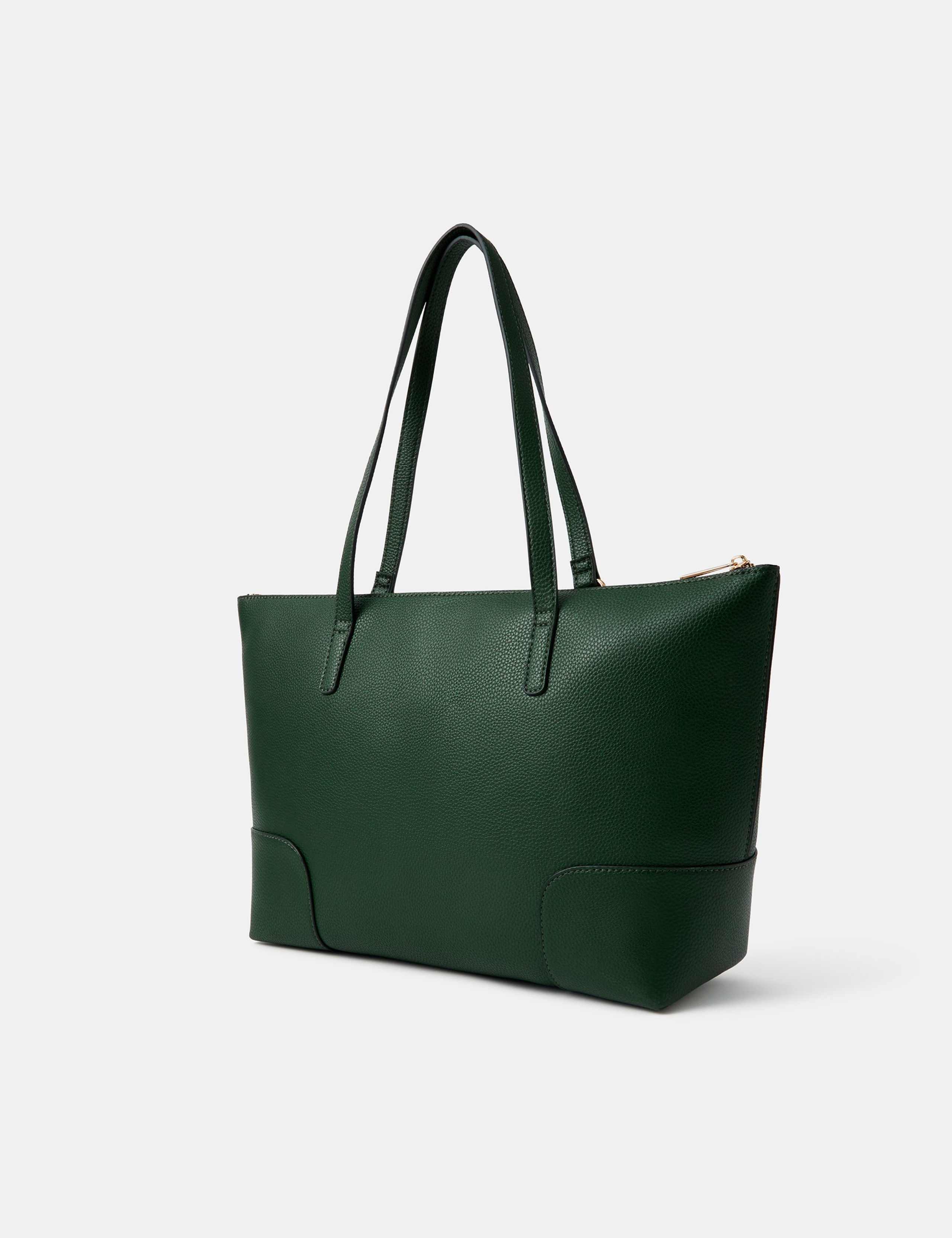 Faux Leather Tote Bag 2 of 4