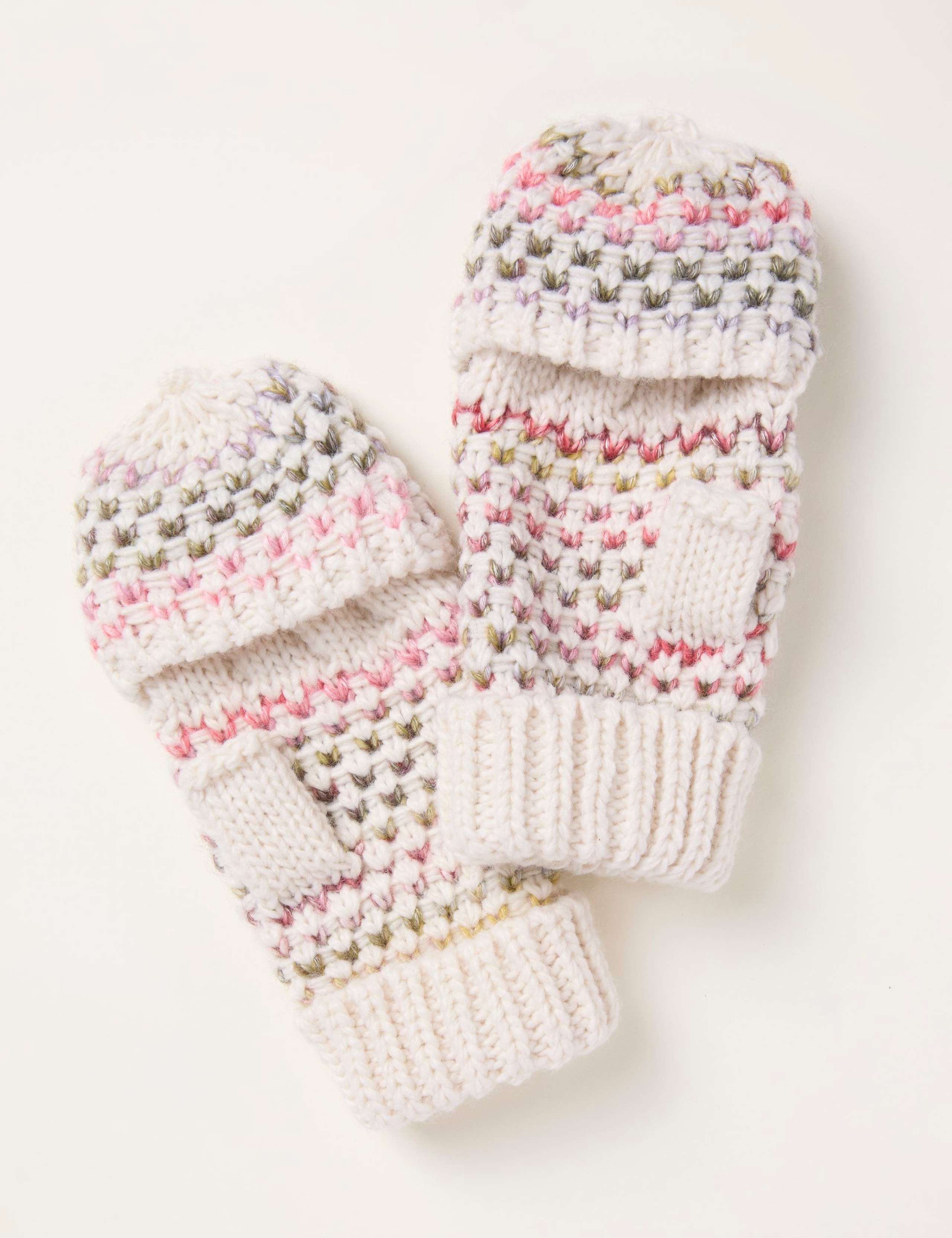 Knitted Flap Gloves 2 of 2