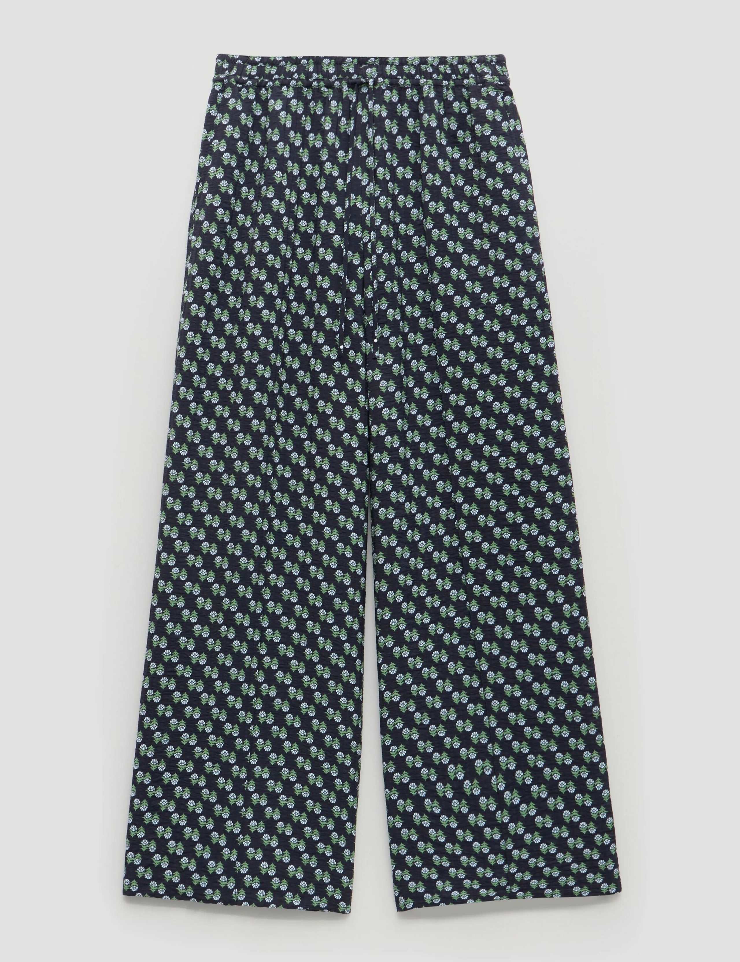 Floral Wide Leg Trousers 2 of 5