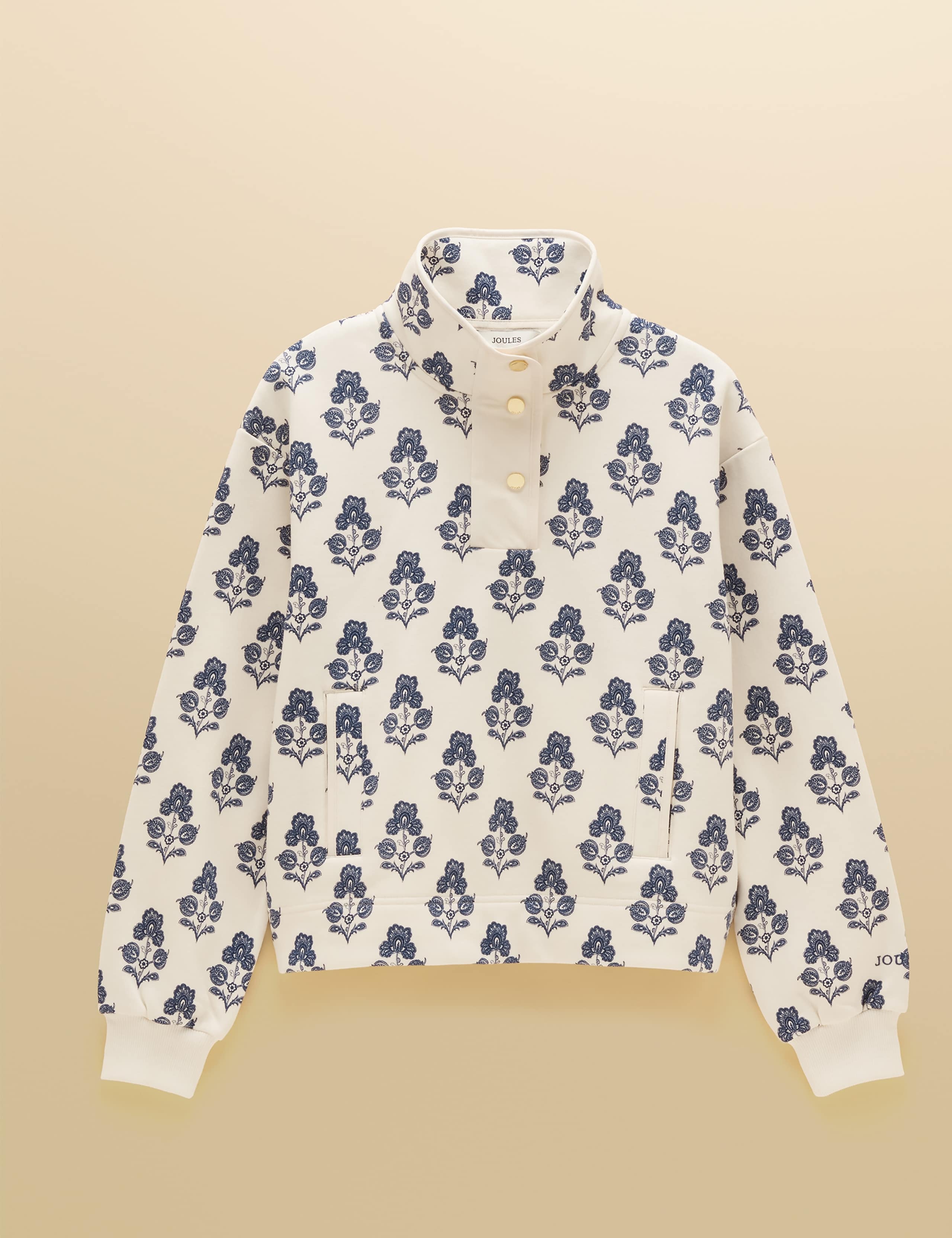 Floral Funnel Neck Sweatshirt 4 of 8