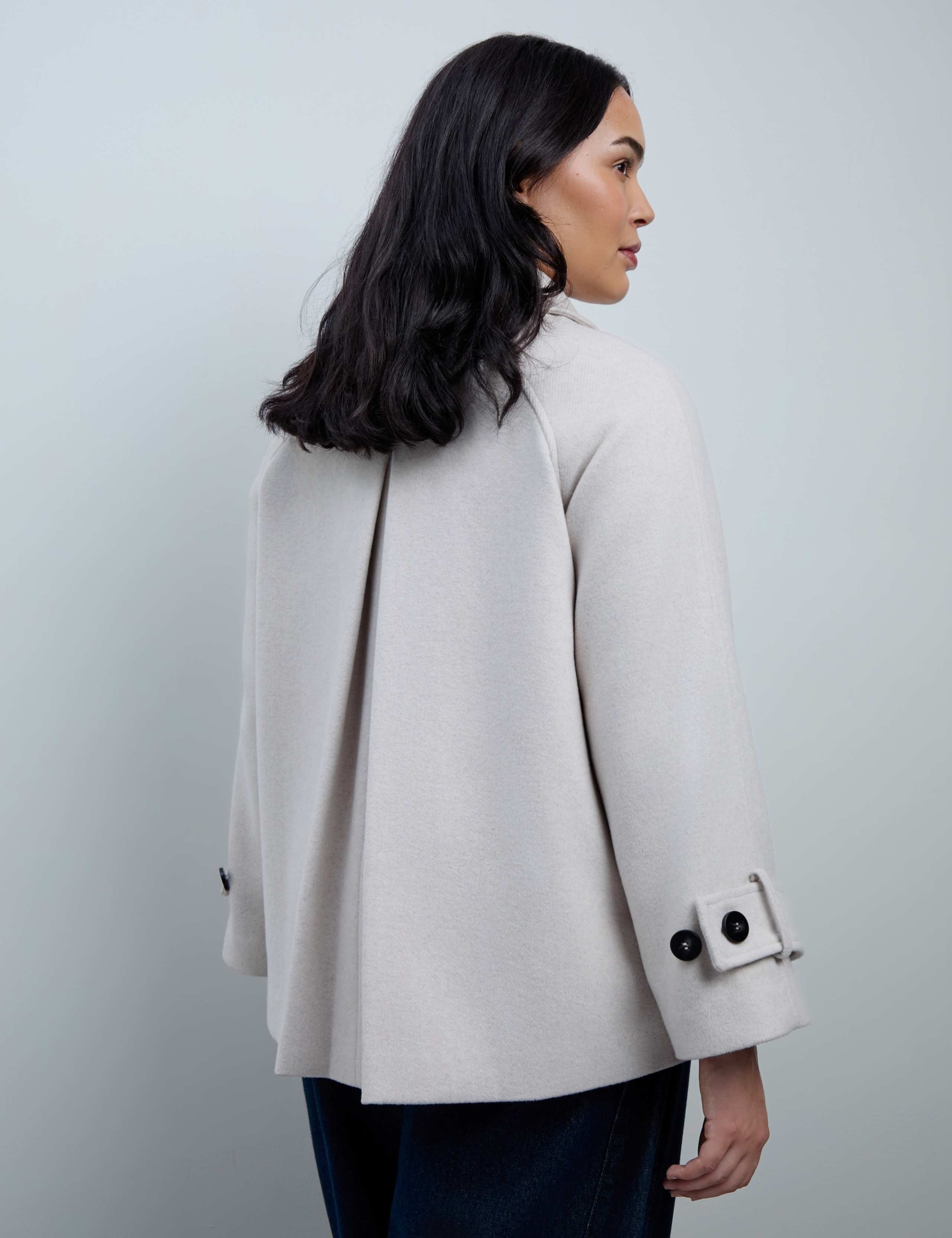 Curve Wool Blend Collared Car Coat 6 of 8