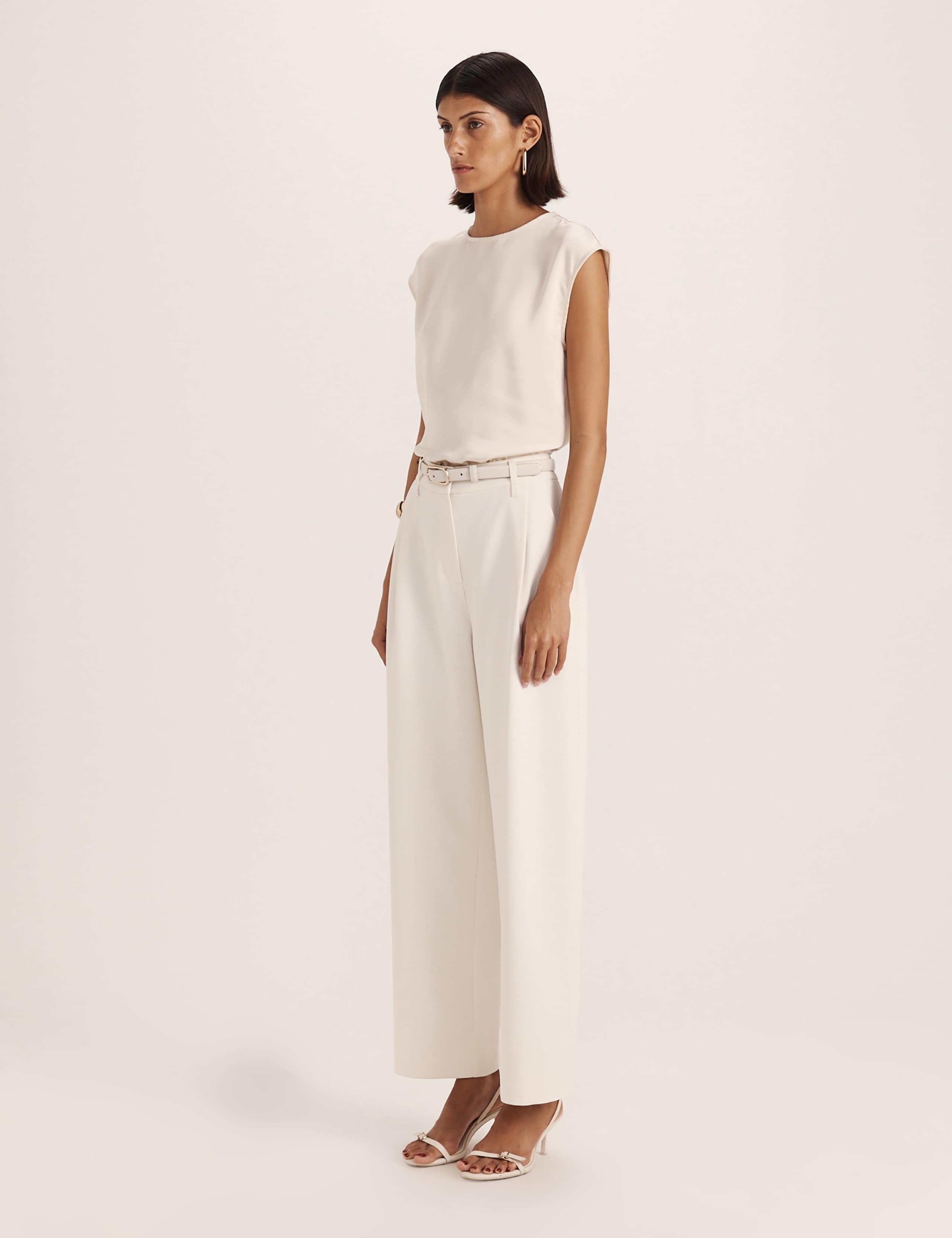High Waist Straight Leg Trousers 4 of 7