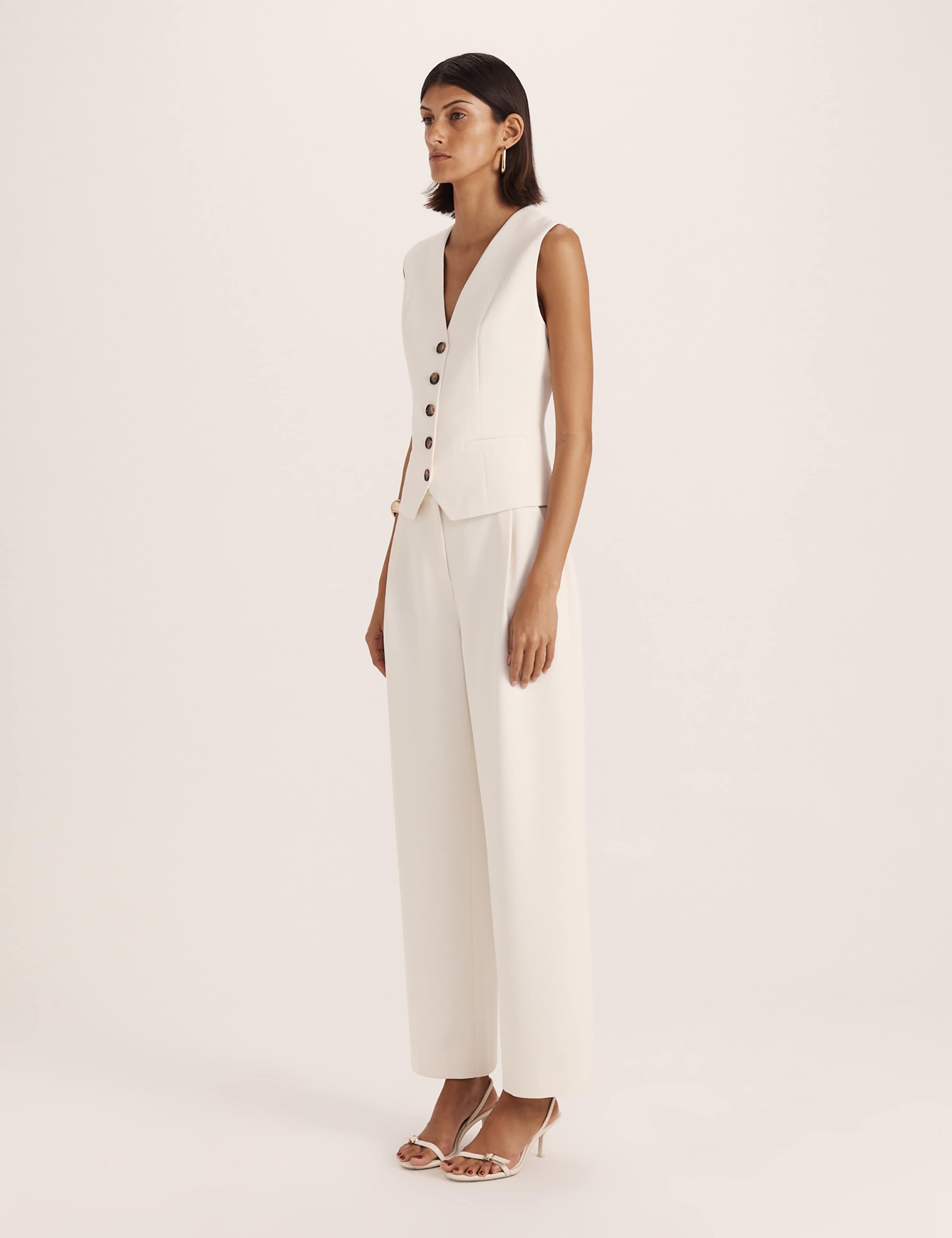 High Waist Straight Leg Trousers 5 of 7