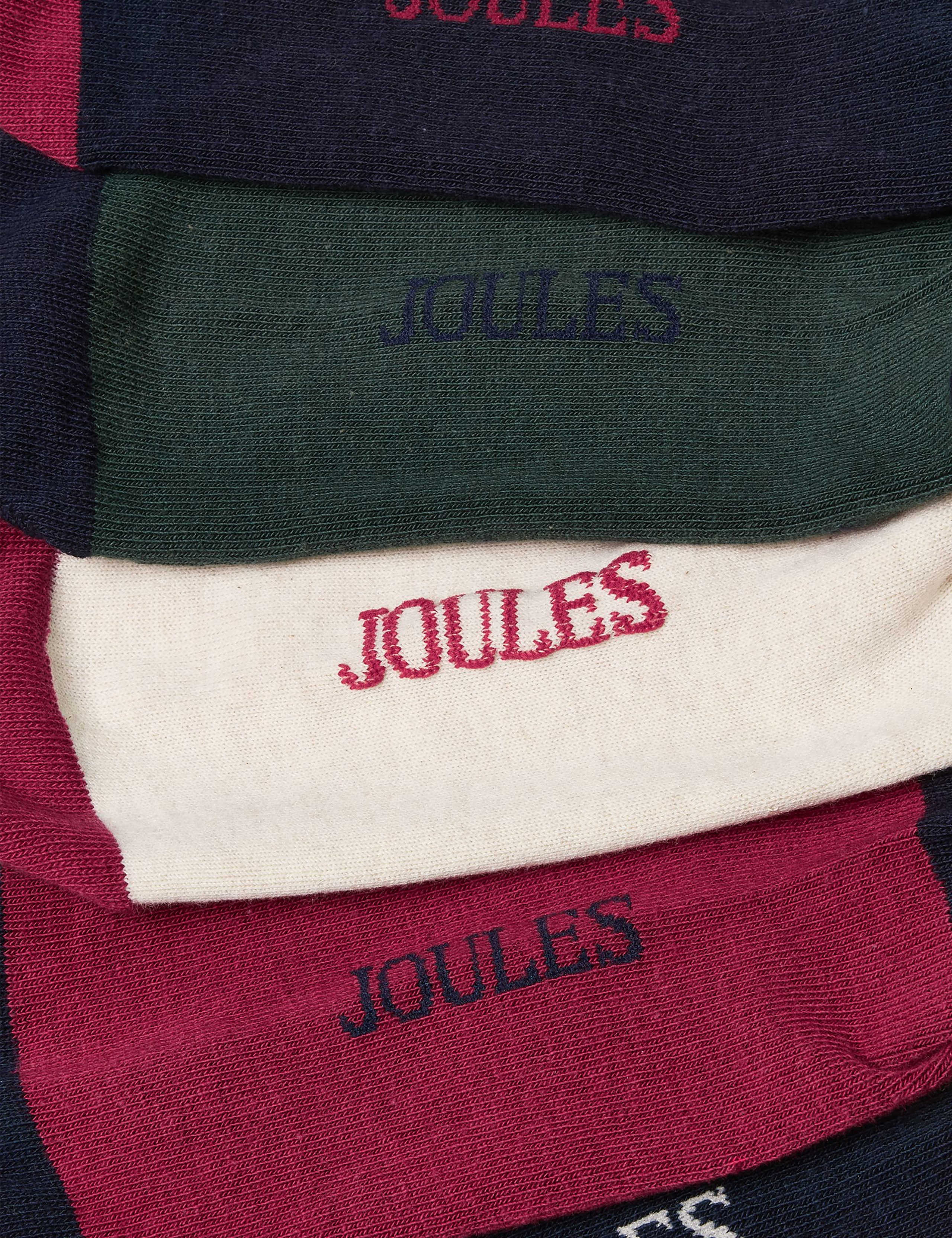 5pk Cotton Rich Heritage Patterned Socks 3 of 3