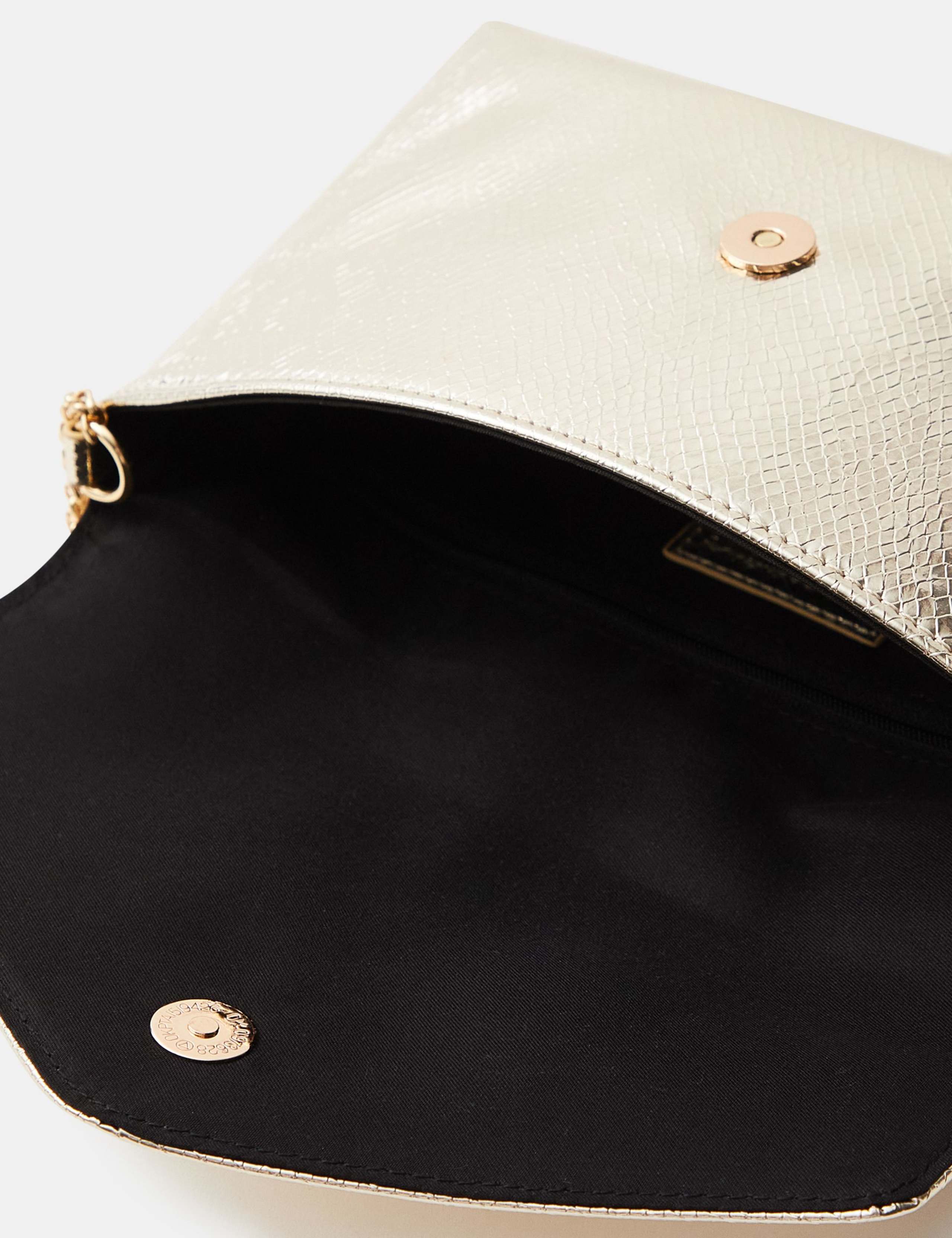 Metallic Envelope Chain Strap Cross Body Bag 5 of 5