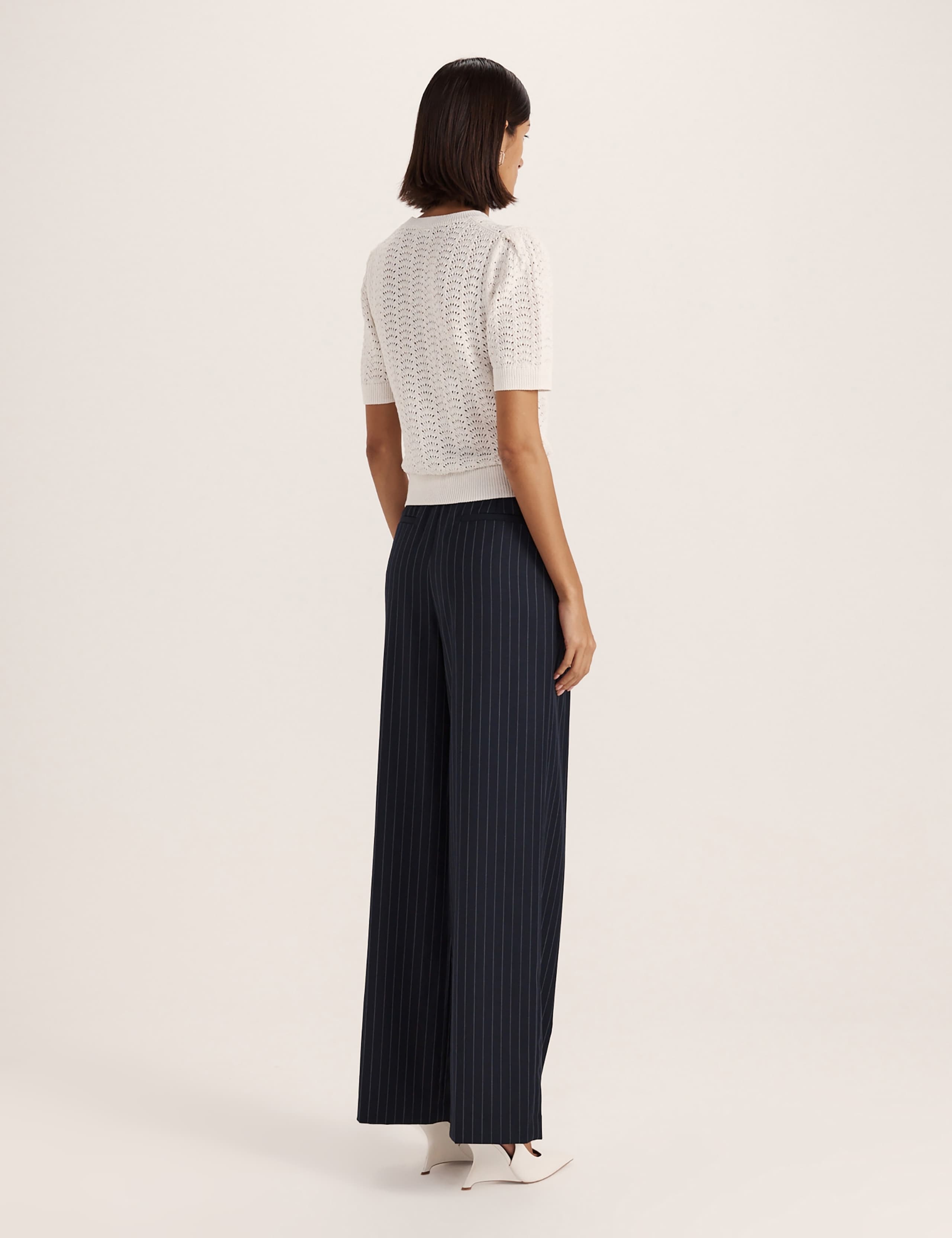 Cotton Rich Crochet Knit Top 6 of 8