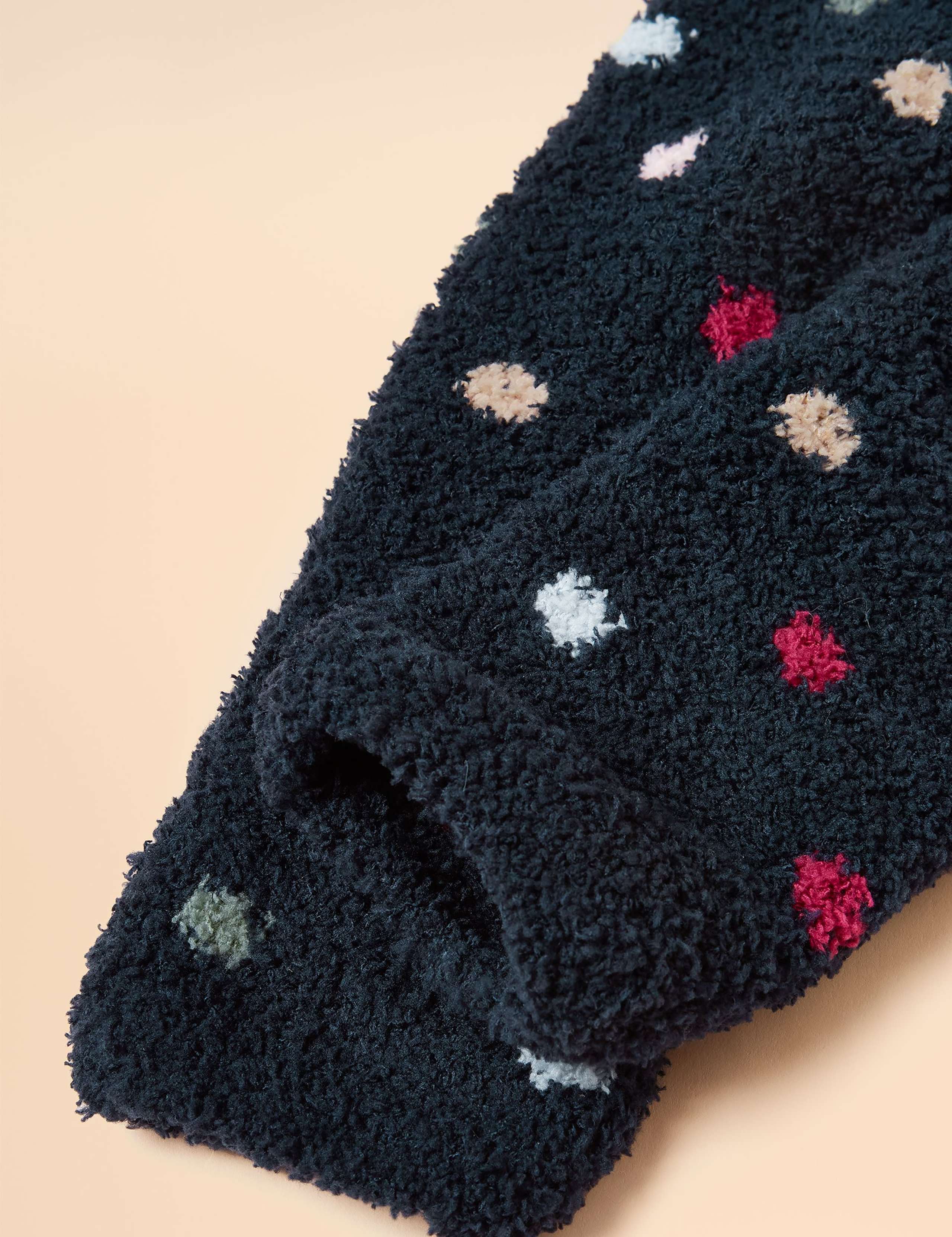 Striped Penguin Fluffy Socks 3 of 3