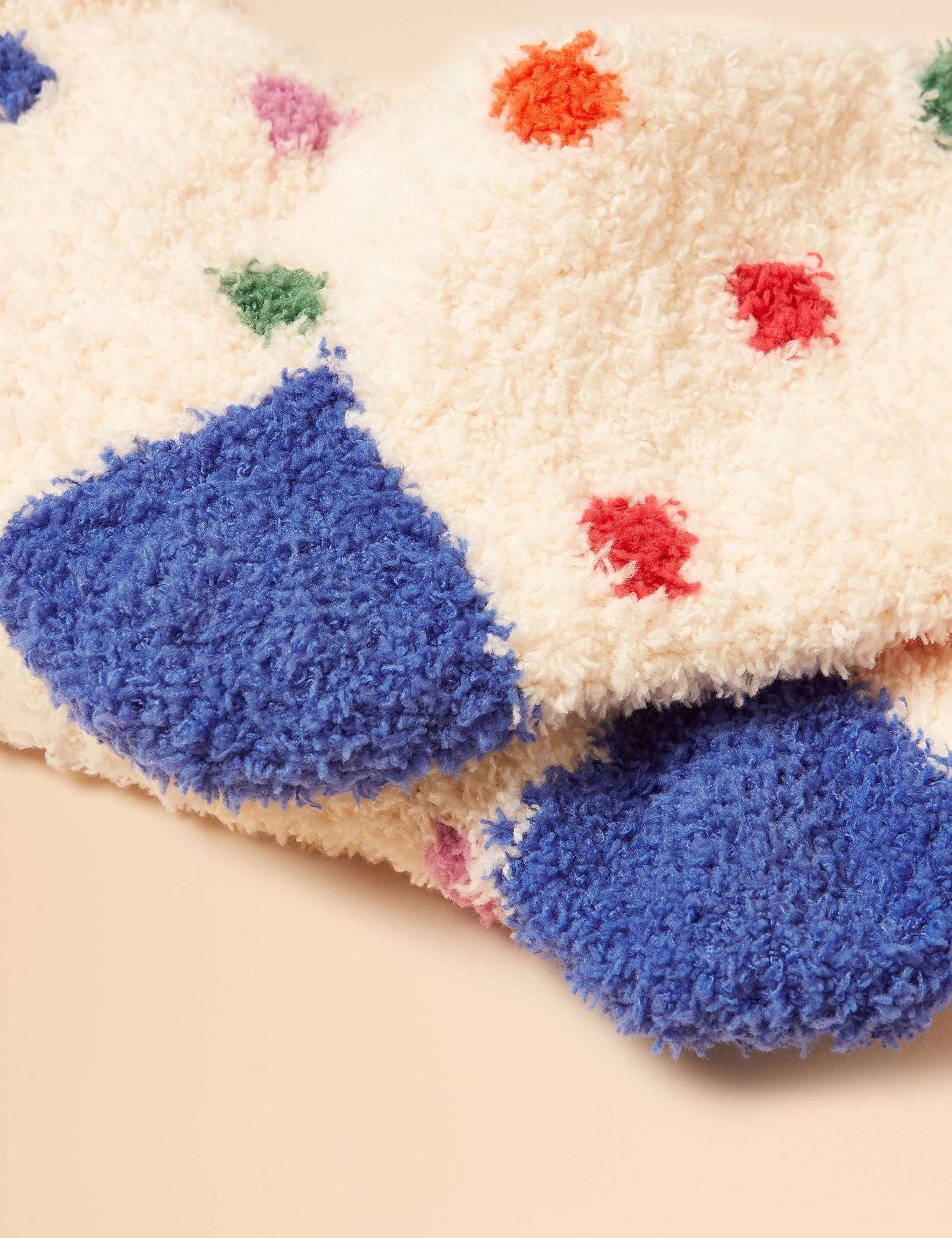 Striped Penguin Fluffy Socks 2 of 3