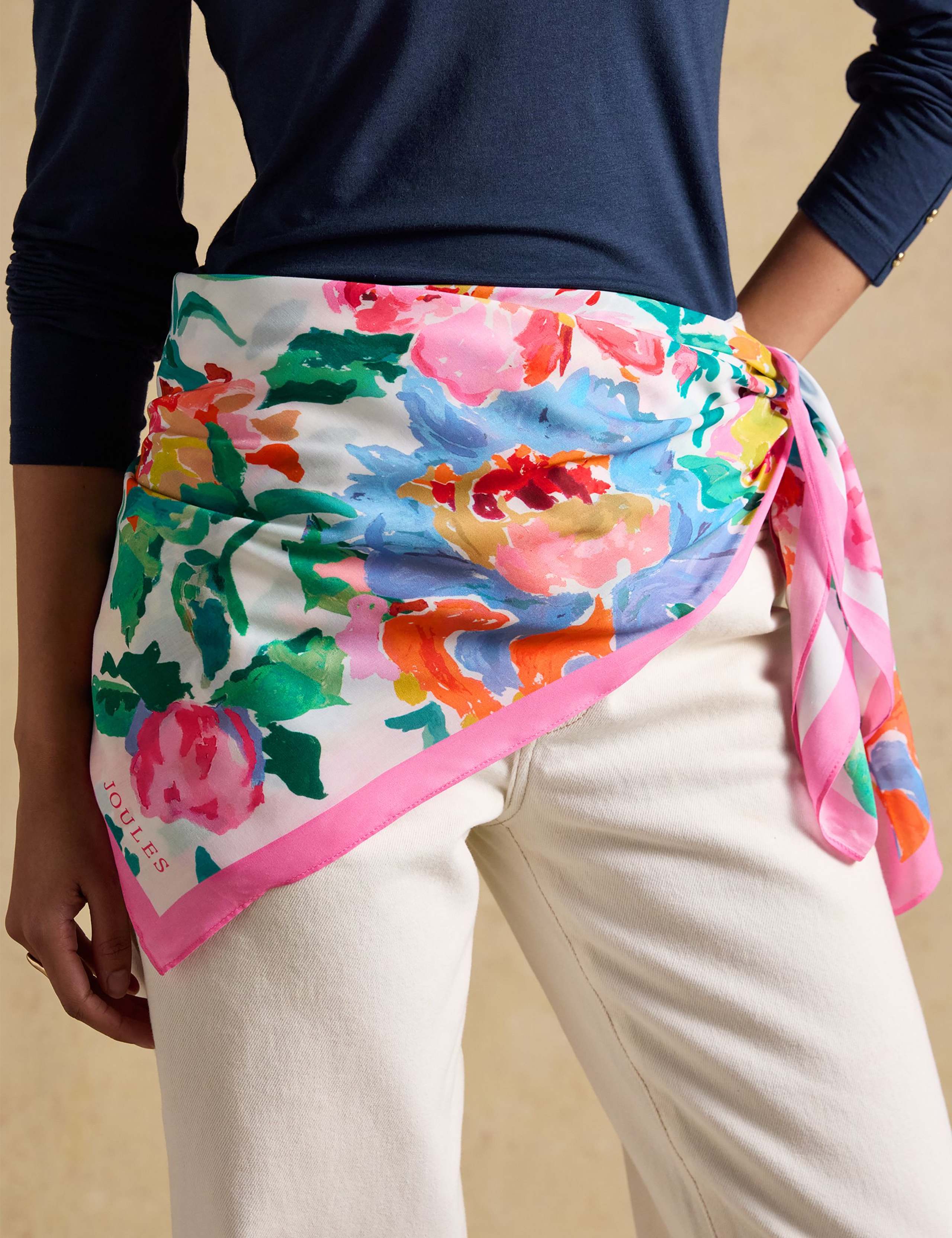 Floral Square Scarf 6 of 8