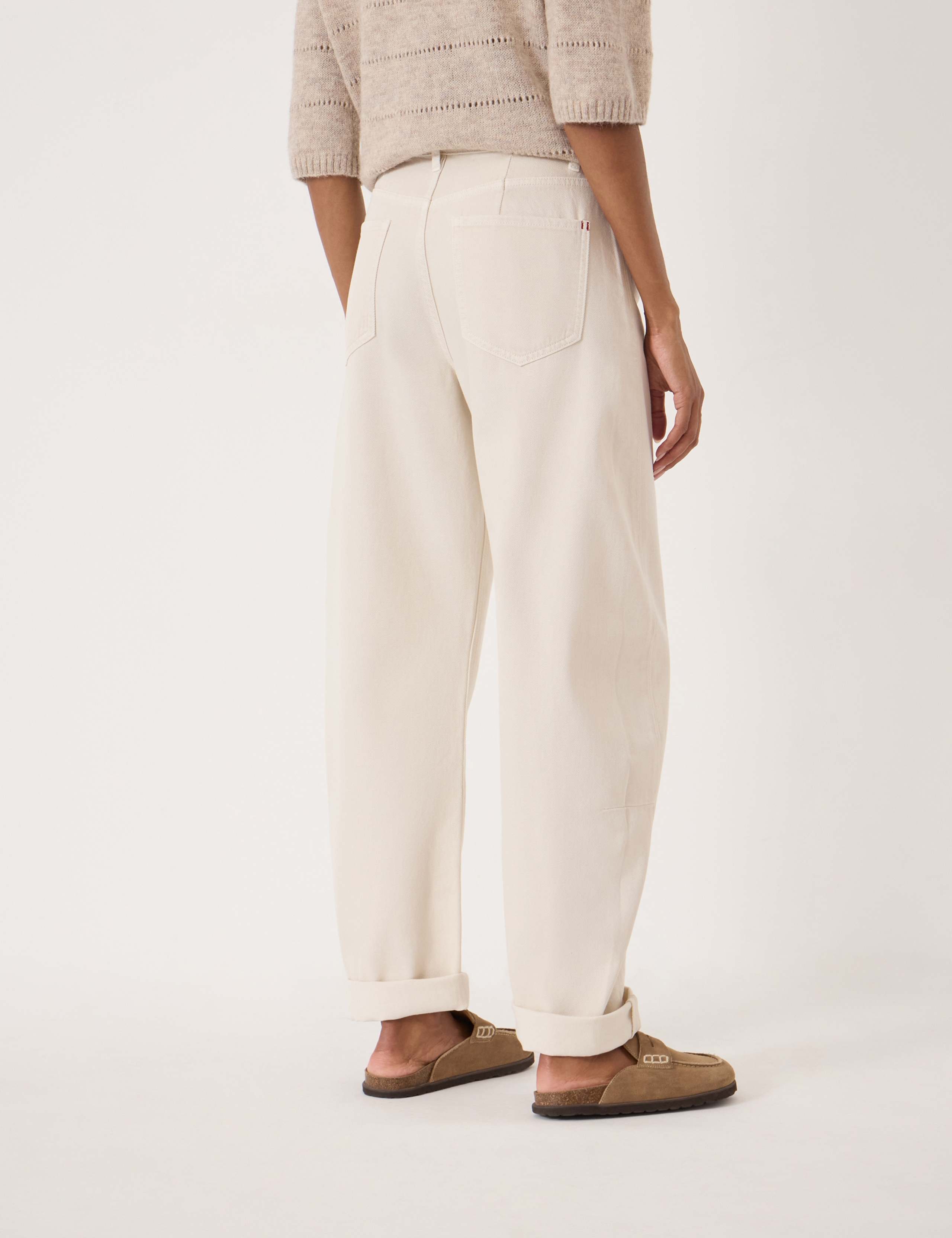 Carrot Leg Turn Up Jeans 3 of 5