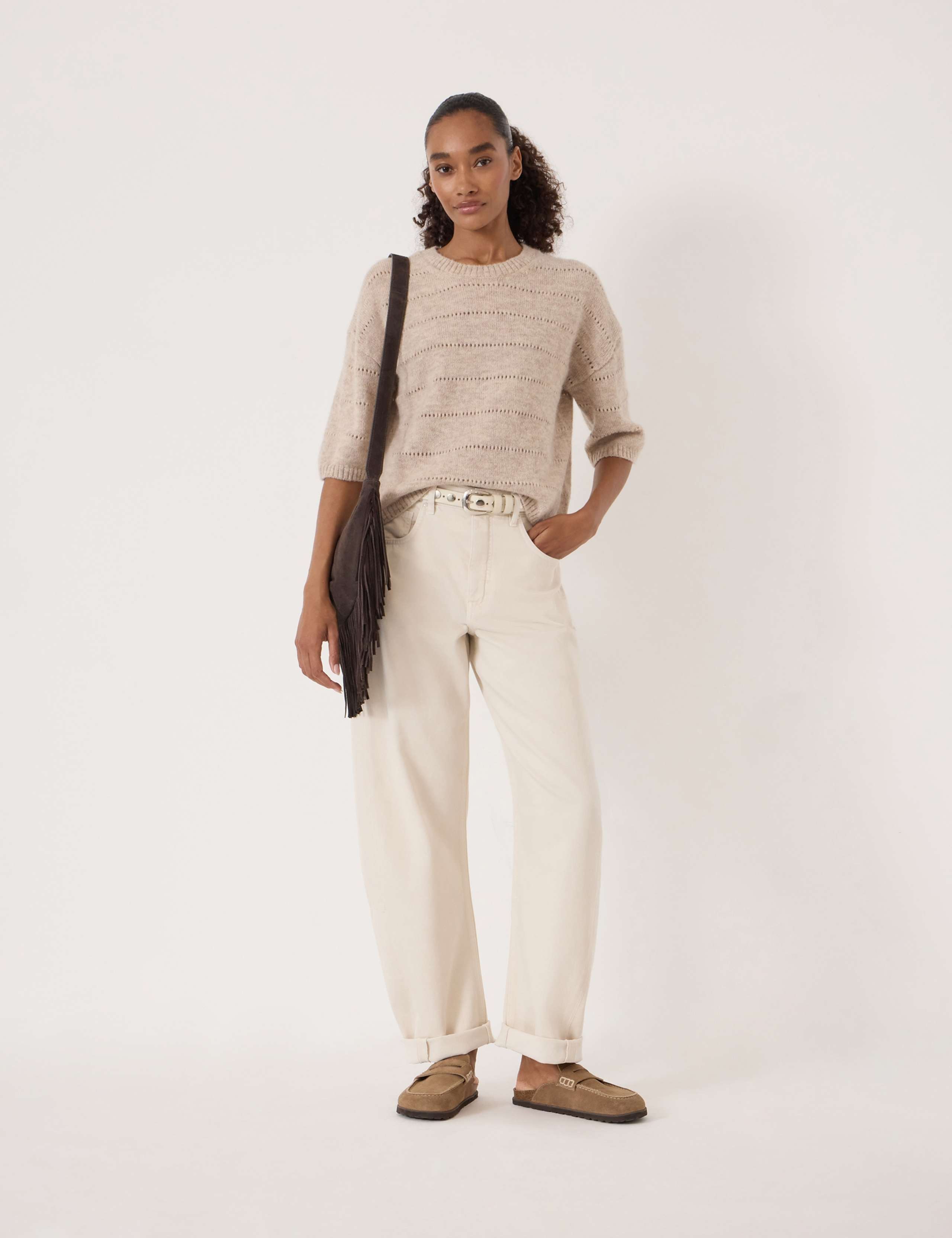 Carrot Leg Turn Up Jeans 4 of 5