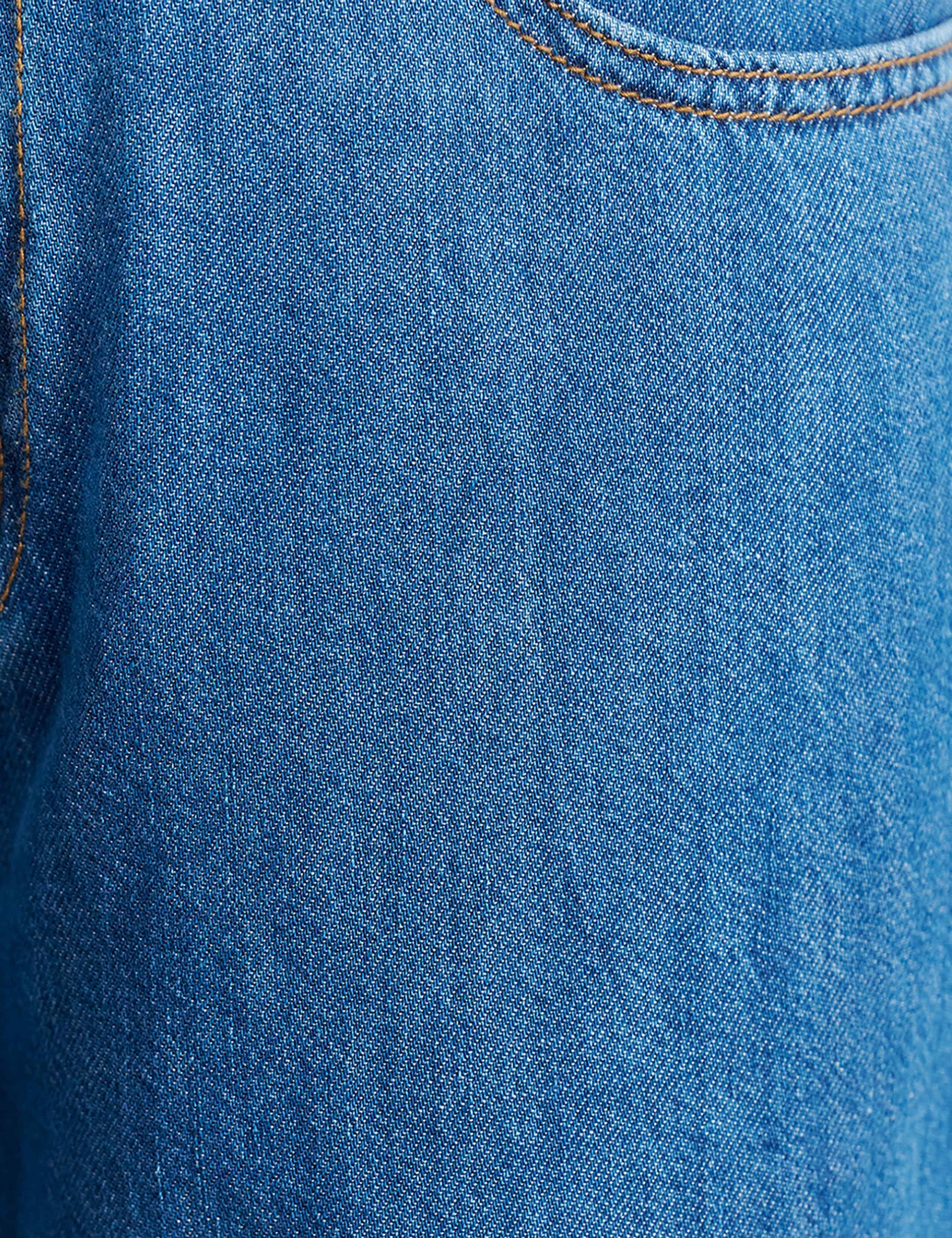 Lyocell Blend Mid Rise Straight Leg Jeans 5 of 5