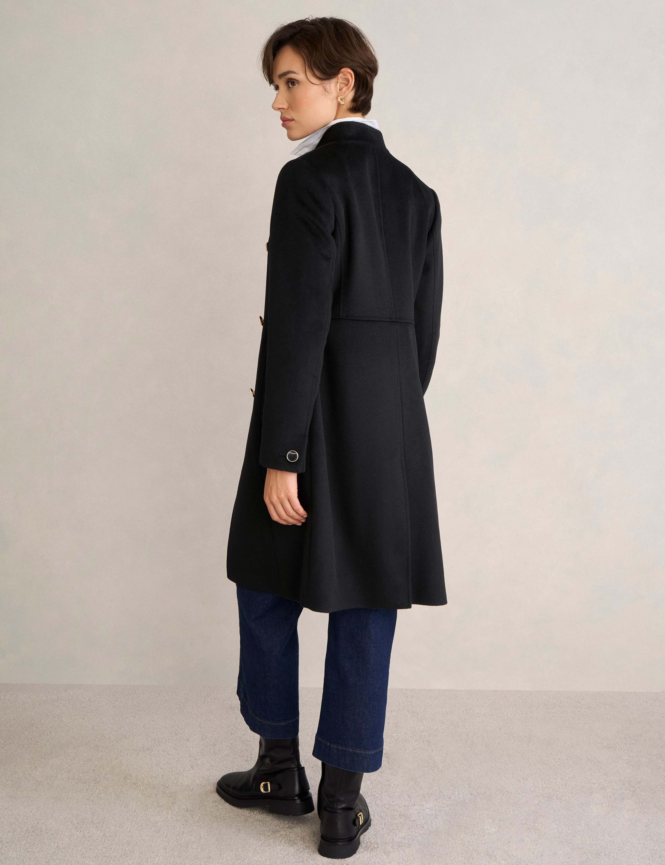 Pure Wool Double Breasted Tailored Coat 4 of 5