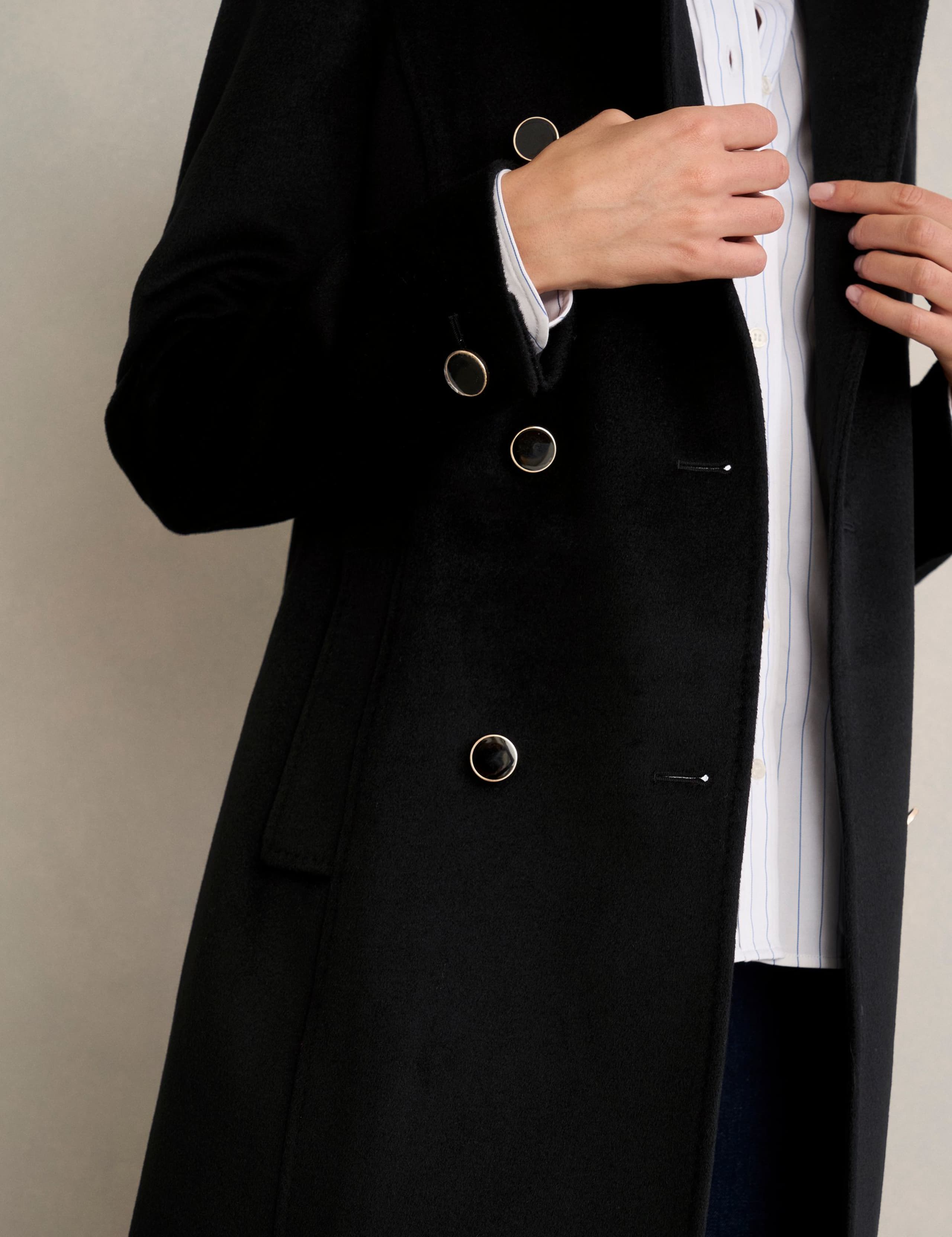 Pure Wool Double Breasted Tailored Coat 5 of 5