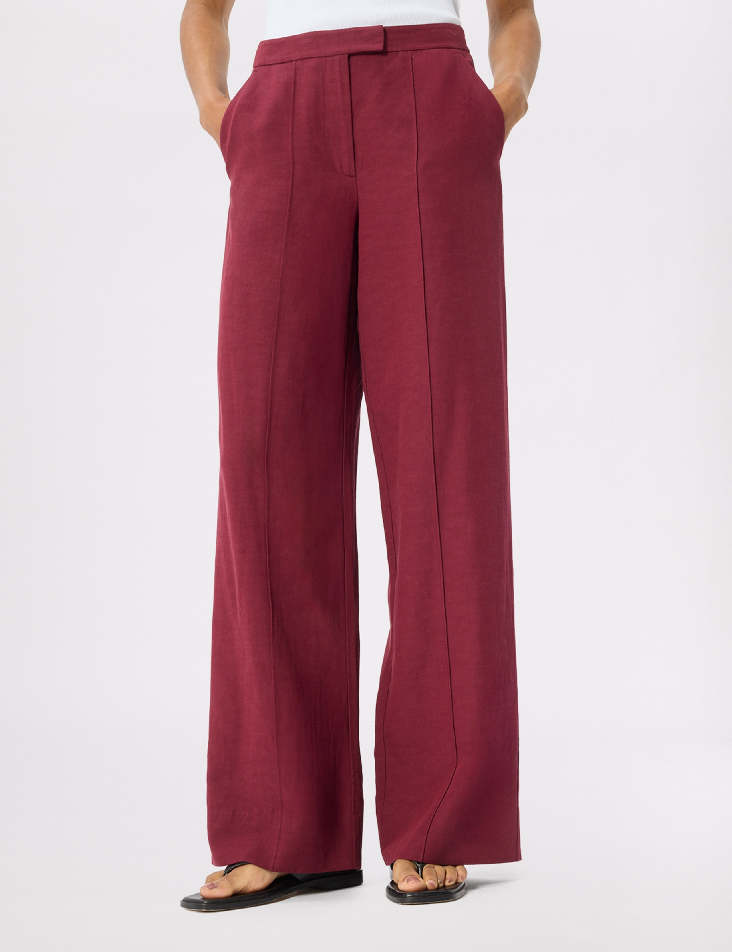 Pintuck Straight Leg Trousers 4 of 6