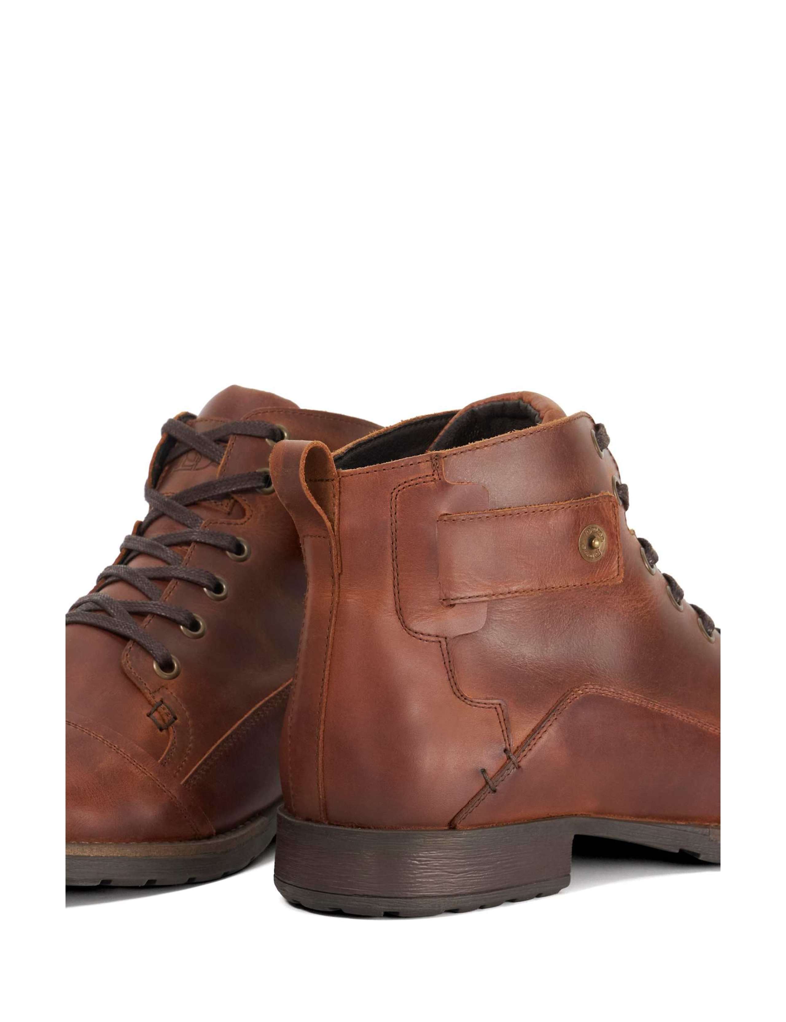 Leather Seam Detail Casual Boots 5 of 5
